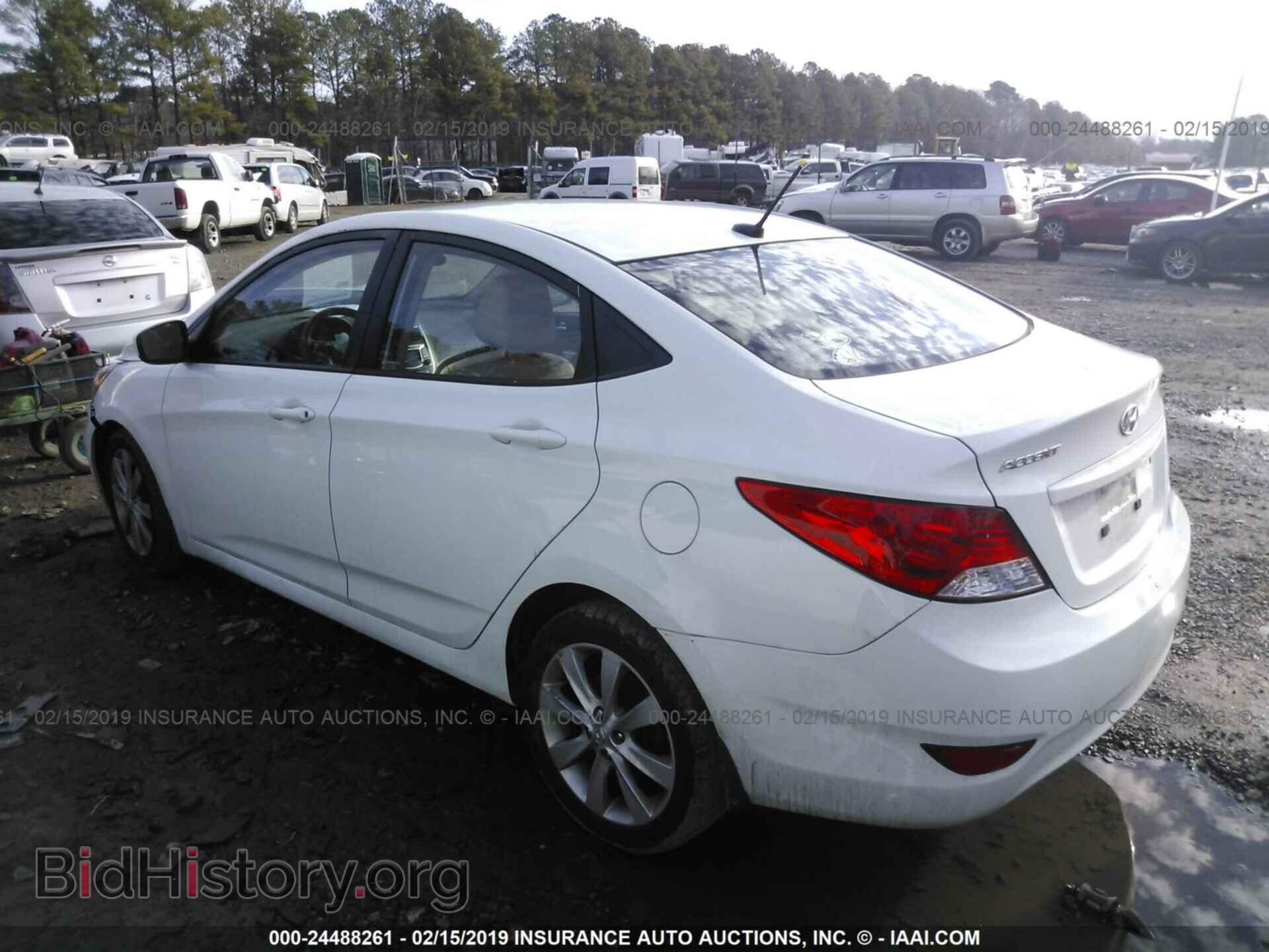 2013 HYUNDAI ACCENT - VIN: KMHCU4AE3DU475378 - Фото 3
