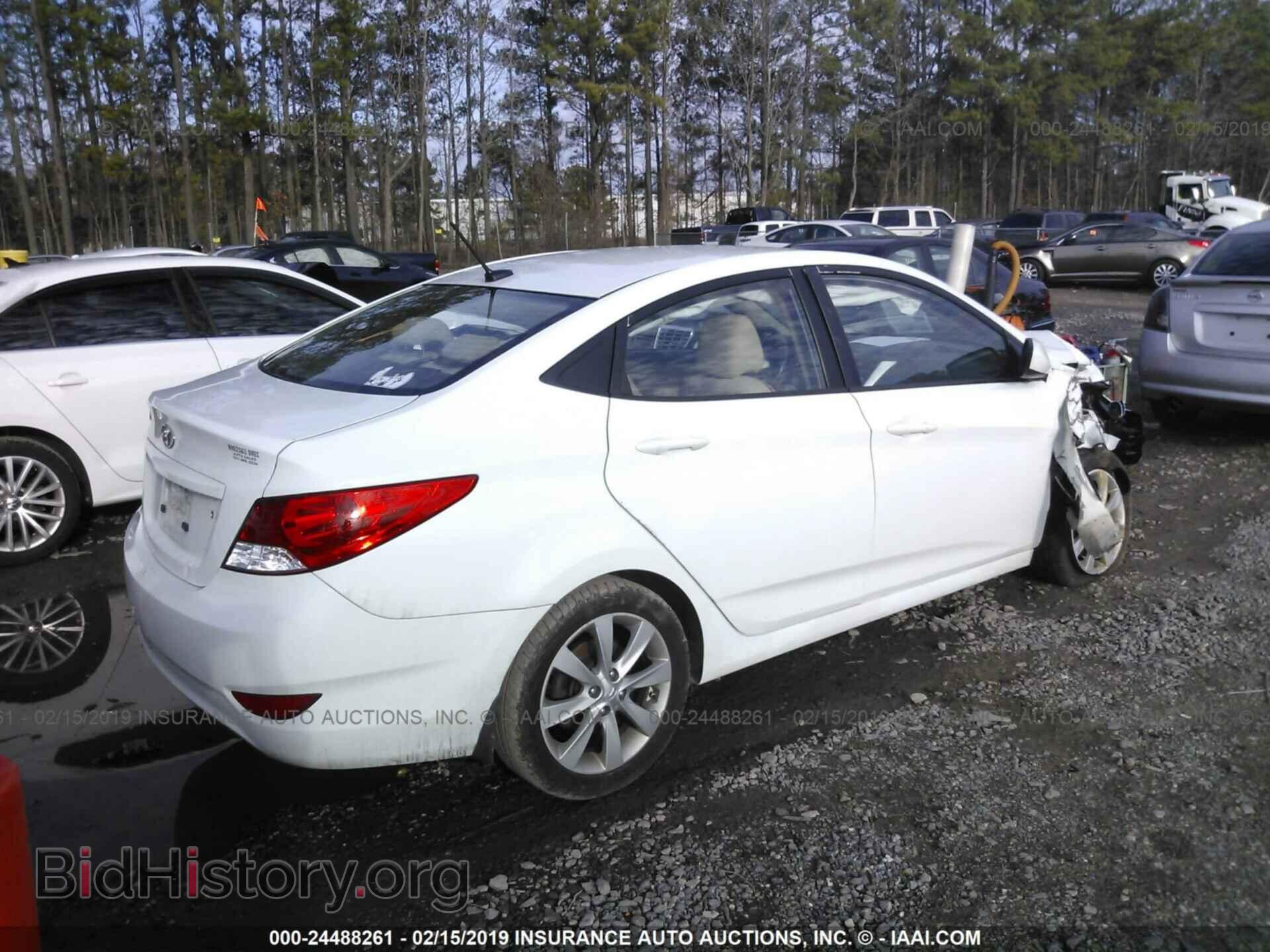 2013 HYUNDAI ACCENT - VIN: KMHCU4AE3DU475378 - Фото 4