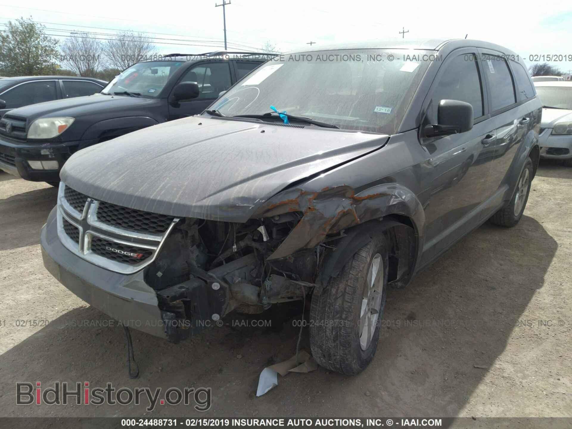 2013 DODGE JOURNEY - VIN: 3C4PDCAB6DT608392 - Фото 2