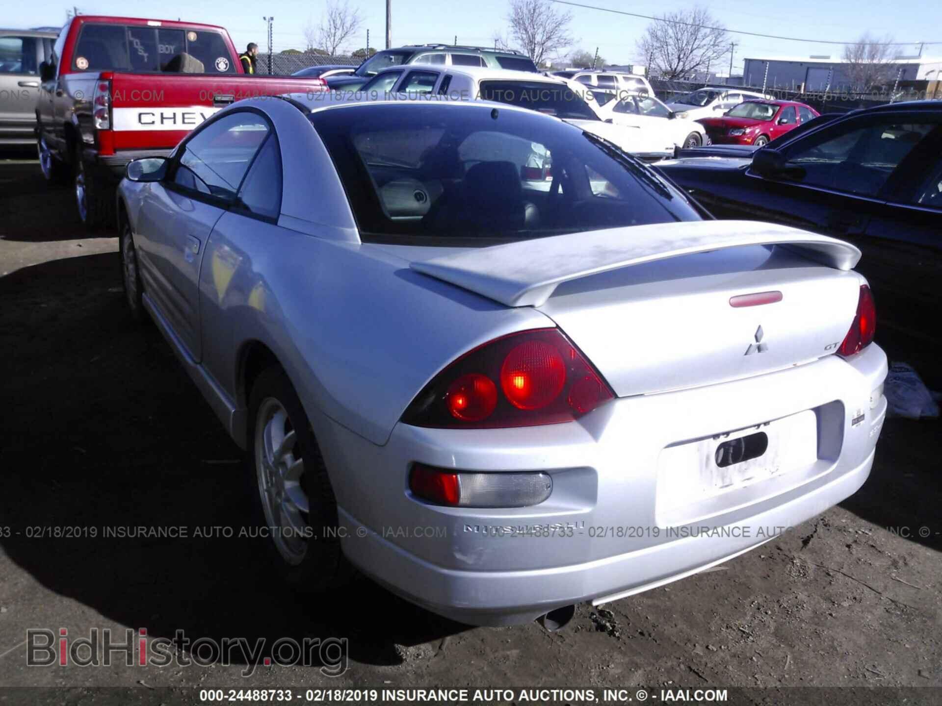 2002 MITSUBISHI ECLIPSE - VIN: 4A3AC54H02E087572 - Фото 3