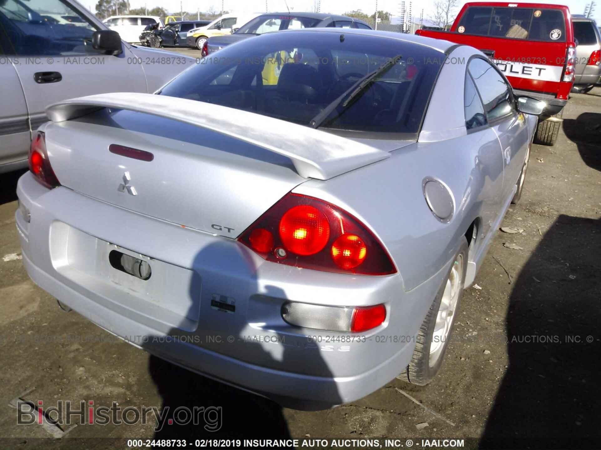 2002 MITSUBISHI ECLIPSE - VIN: 4A3AC54H02E087572 - Фото 4