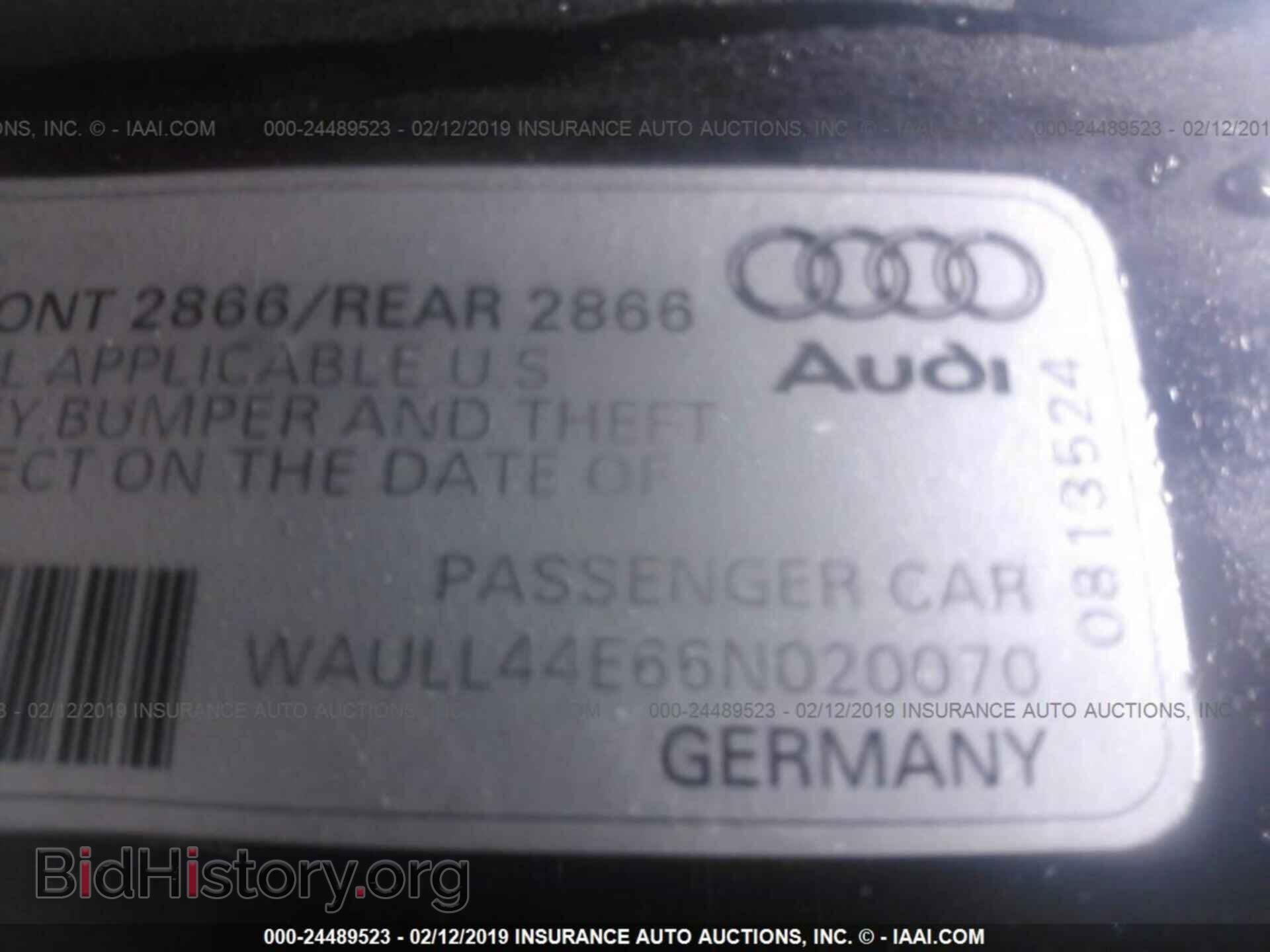 2006 AUDI A8 - VIN: WAULL44E66N020070 - Photo 9