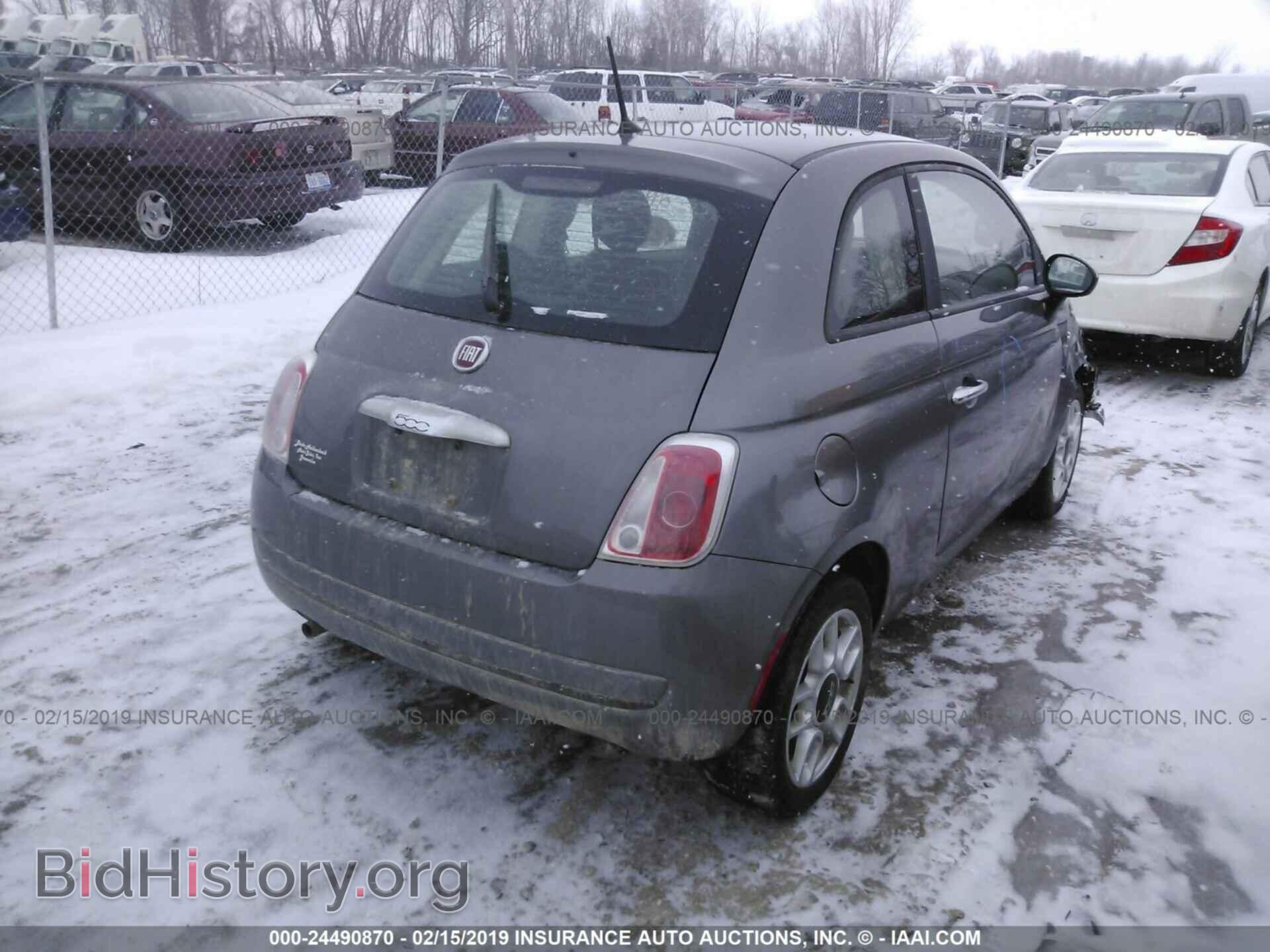 2012 FIAT 500 - VIN: 3C3CFFAR4CT124344 - Фото 4