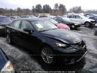 2014 Lexus IS, черный — VIN JTHCF1D21E5000272, IAAI