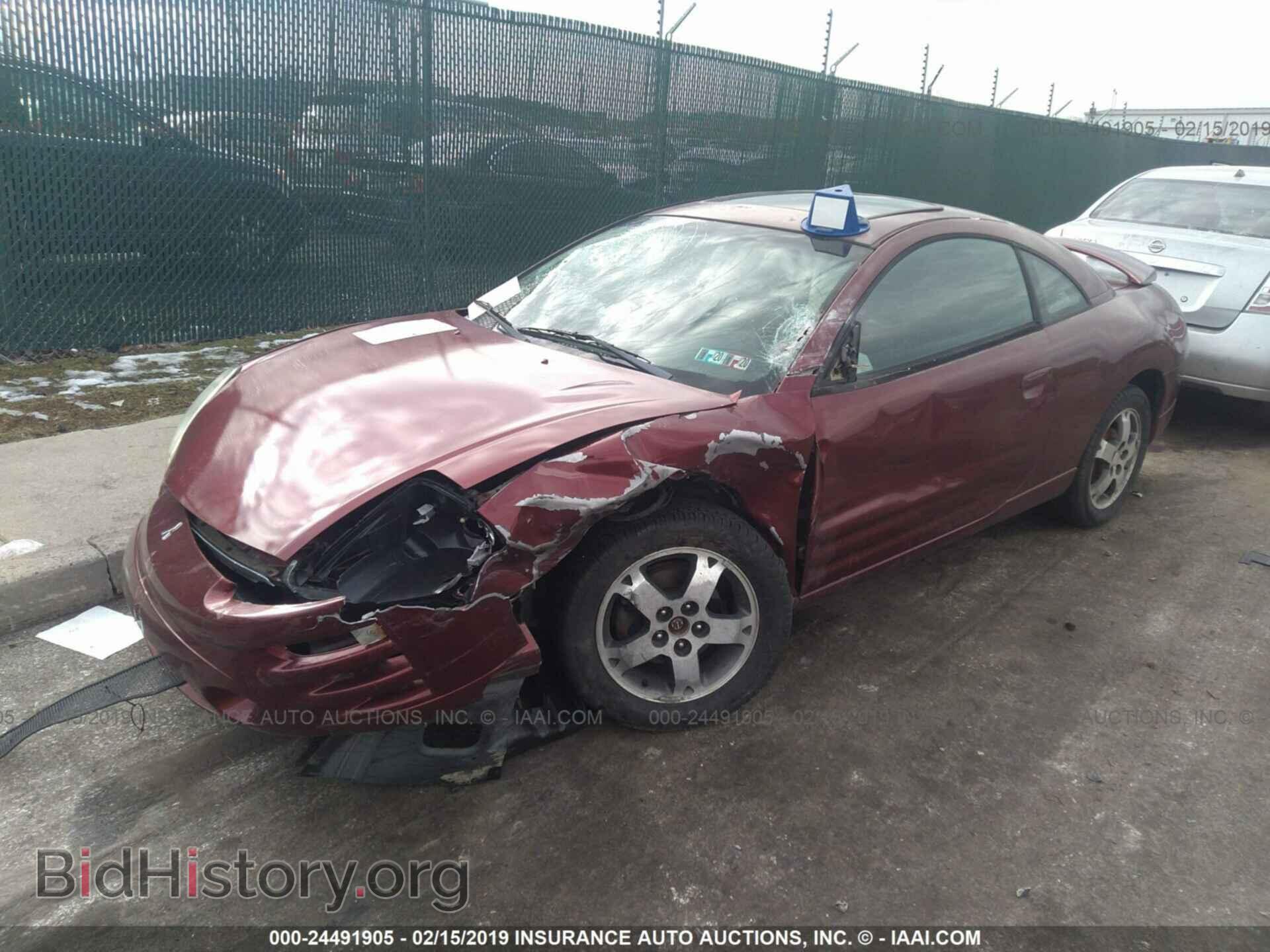 2003 MITSUBISHI ECLIPSE - VIN: 4A3AC44G13E080231 - Фото 2