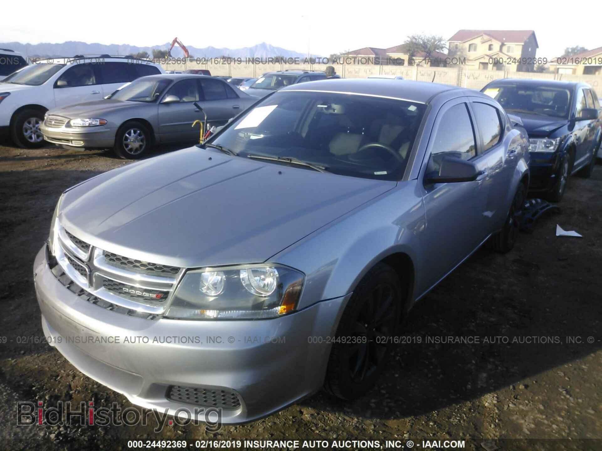 2014 Dodge Avenger - VIN: 1C3CDZAB1EN237682 - Фото 2