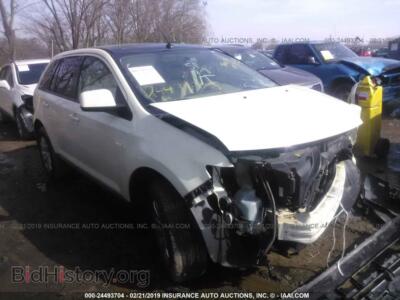 2007 Ford EDGE SEL Plus, cream — VIN 2FMDK39C87BB45222, IAAI