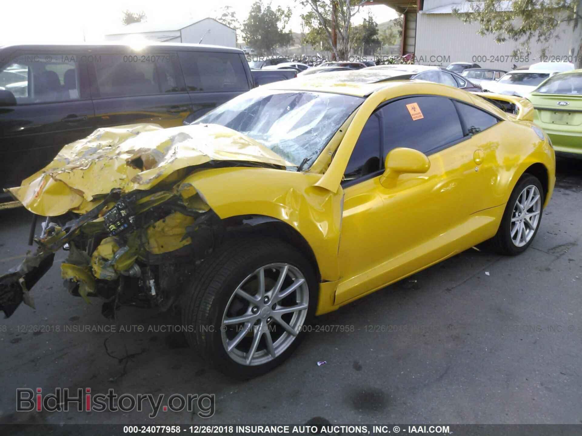 2009 MITSUBISHI ECLIPSE - VIN: 4A3AK34T59E021170 - Фото 2