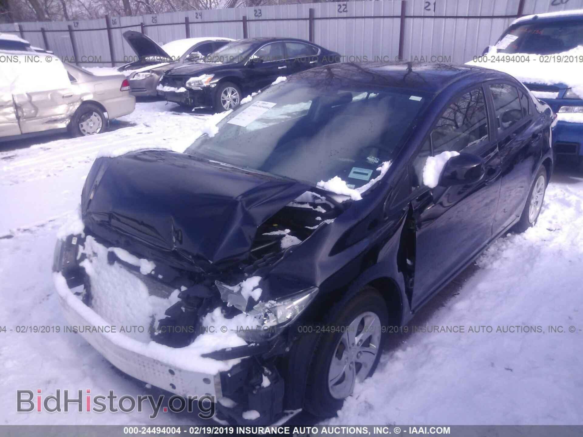 2013 HONDA CIVIC - VIN: 2HGFB2F58DH515995 - Photo 2