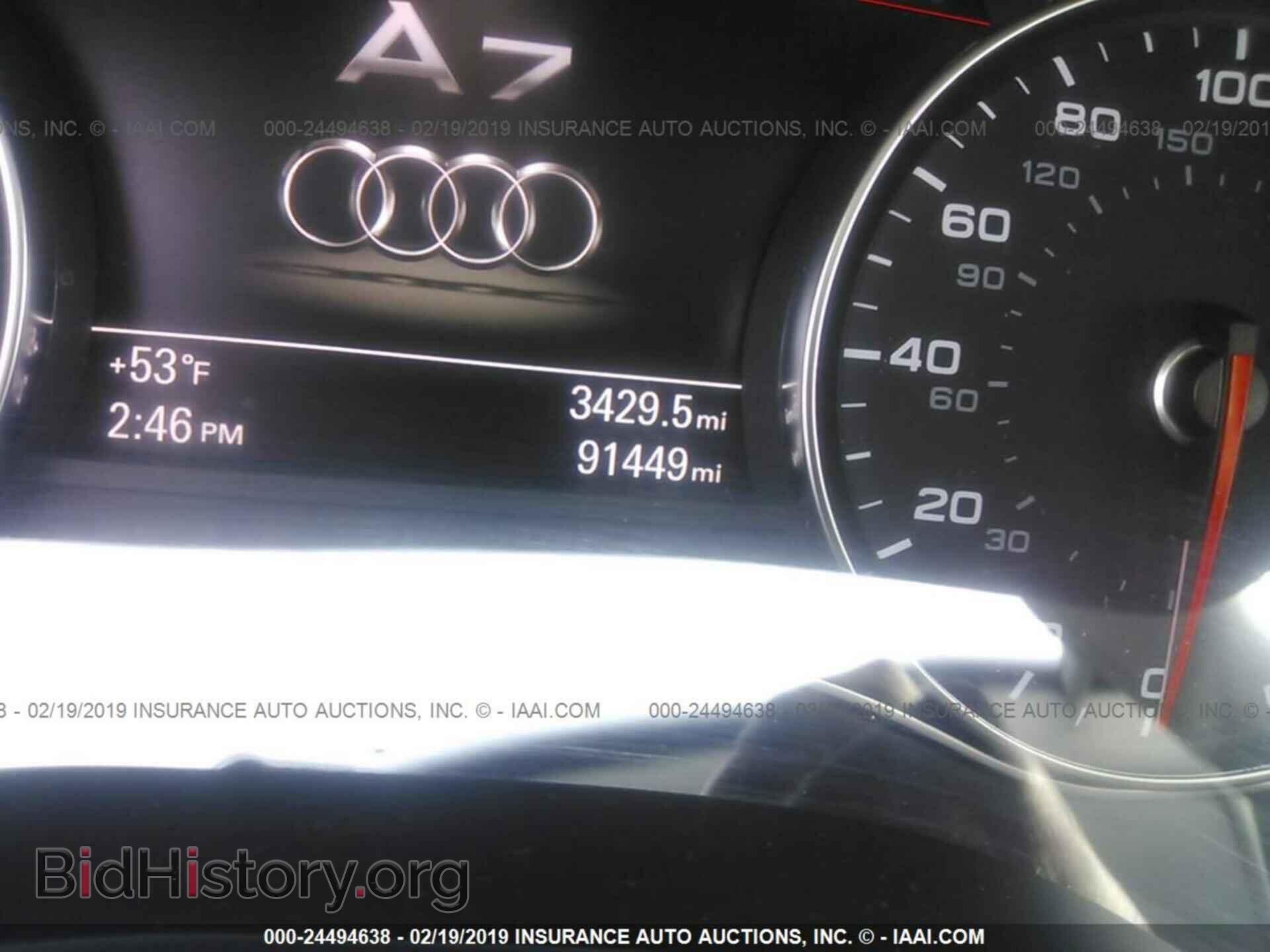 2014 AUDI A7 - VIN: WAUWMAFC4EN052566 - Фото 7