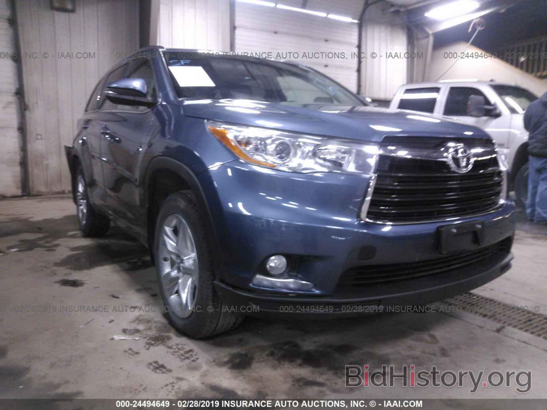 Фотография 5TDDKRFH8GS267892 - TOYOTA HIGHLANDER 2016