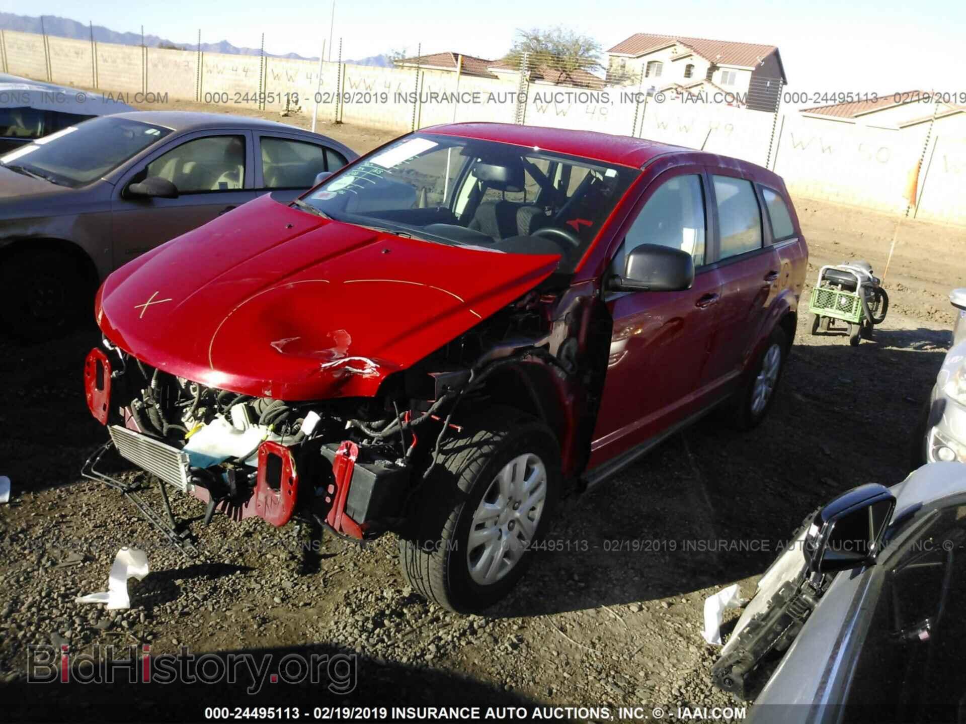 2015 DODGE JOURNEY - VIN: 3C4PDCAB5FT677352 - Фото 2