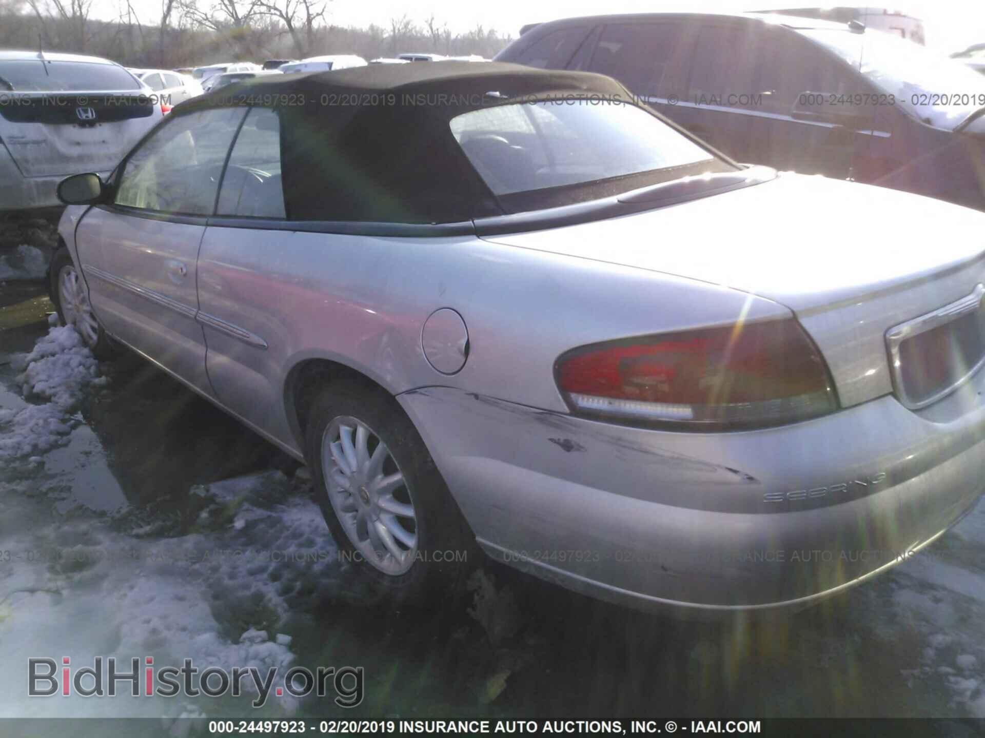 2001 CHRYSLER SEBRING - VIN: 1C3EL55U21N720432 - Photo 3