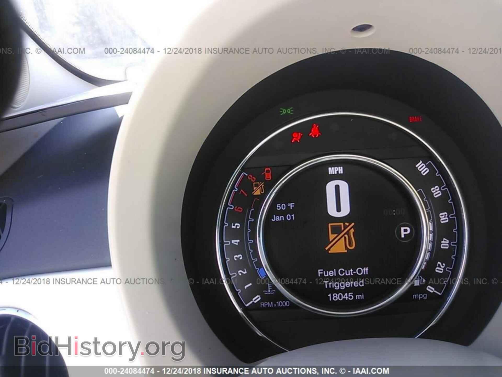 2017 FIAT 500 - VIN: 3C3CFFKR5HT547987 - Фото 7