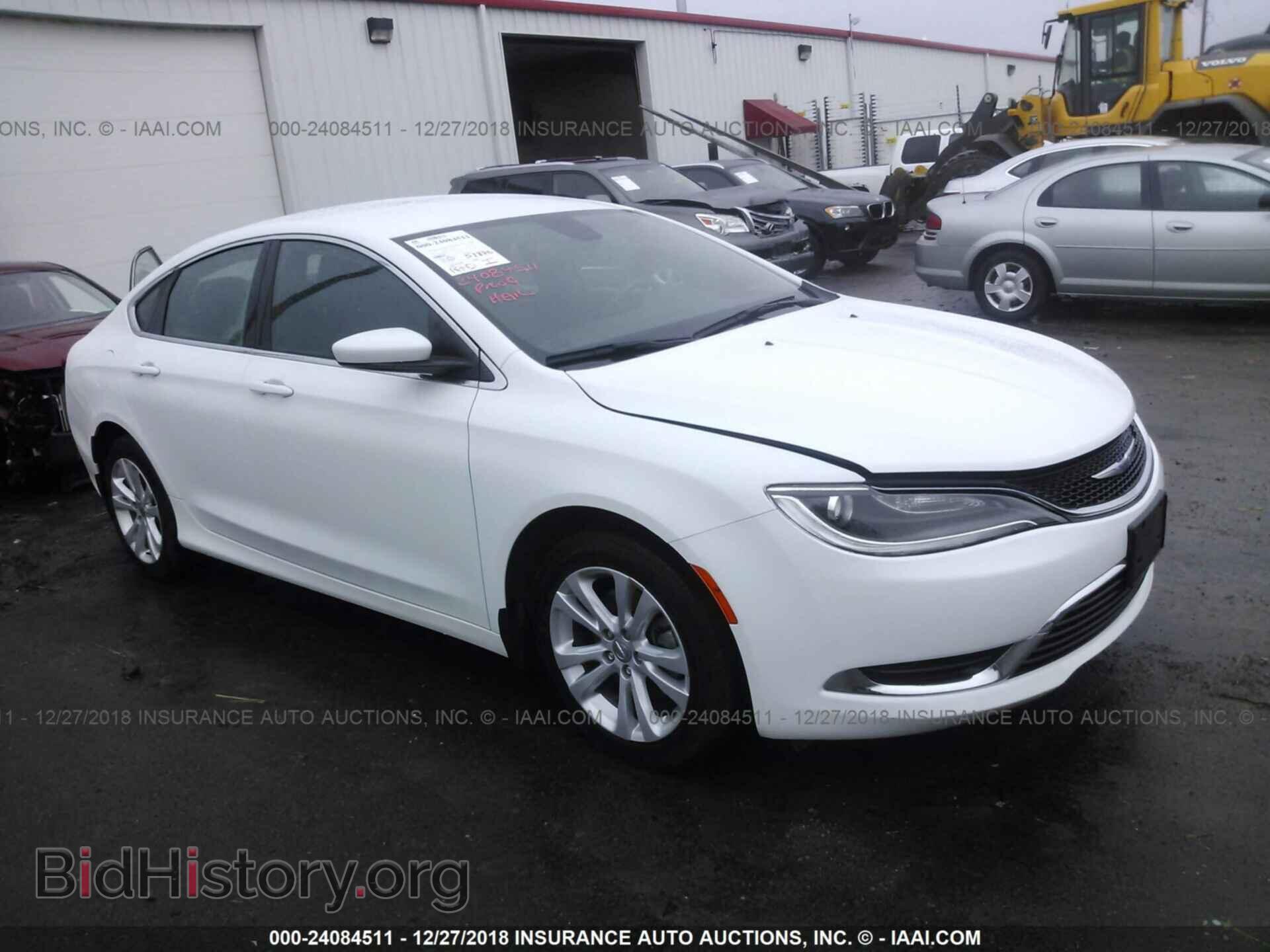 Фотография 1C3CCCAB2GN110636 - CHRYSLER 200 2016