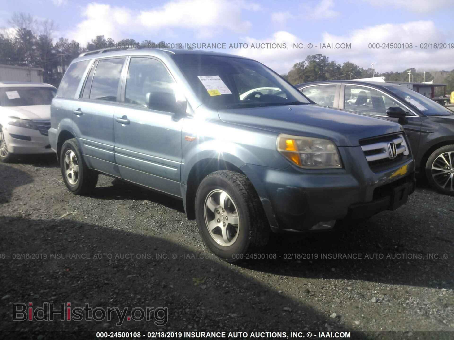 Фотография 5FNYF28556B009669 - HONDA PILOT 2006