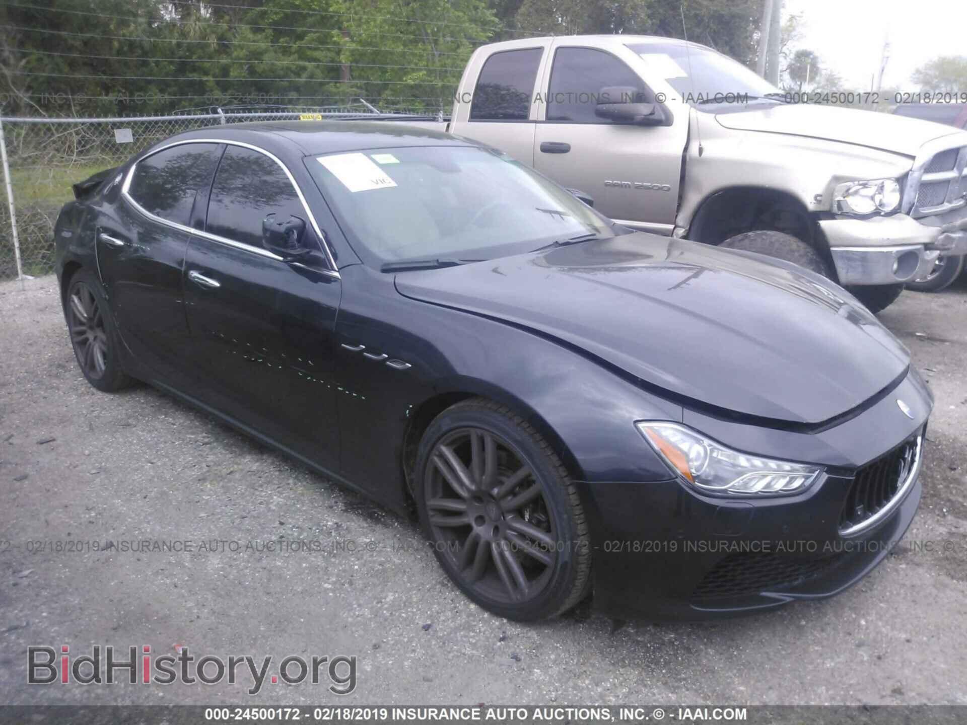 Фотография ZAM57RTA5E1085408 - MASERATI GHIBLI 2014