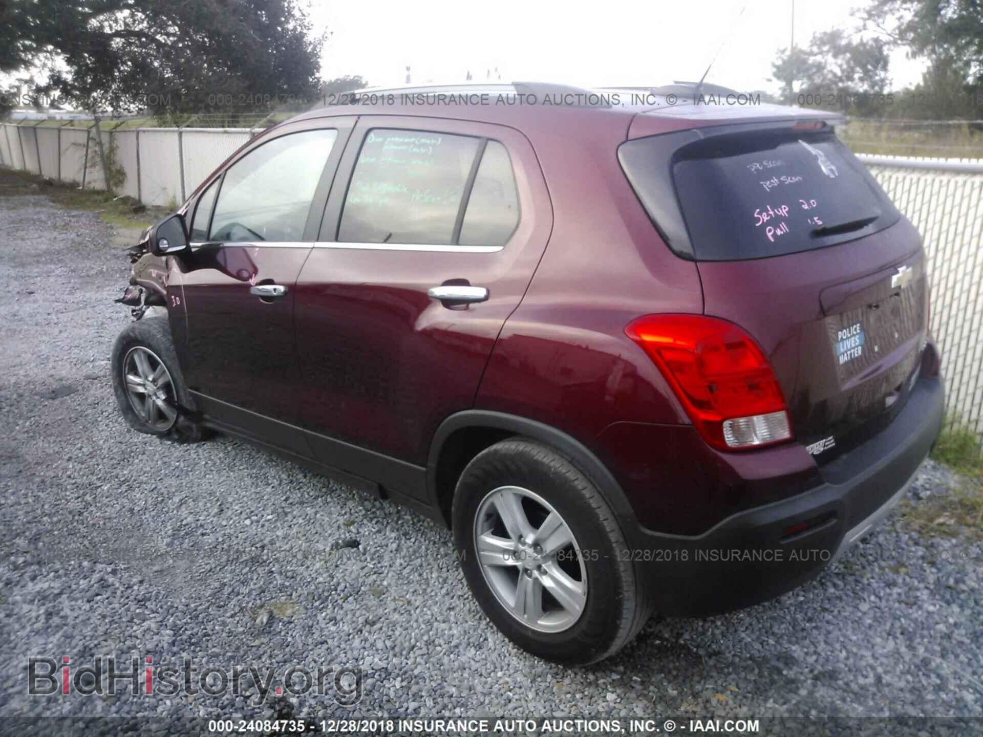 2016 CHEVROLET TRAX - VIN: 3GNCJLSB5GL158817 - Фото 3