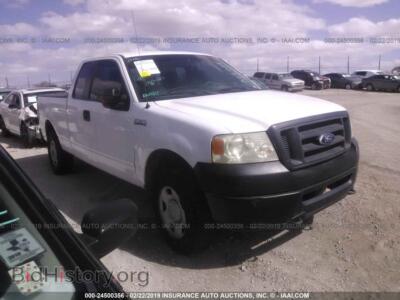 2007 Ford F150, белый — VIN 1FTRX14WX7NA22088, IAAI