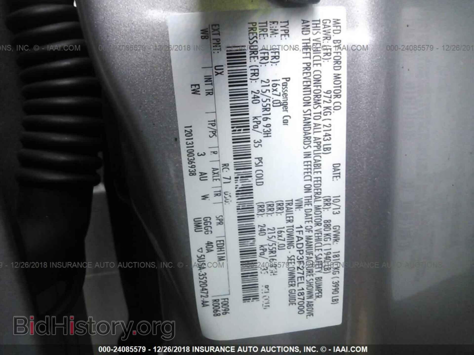 2014 FORD FOCUS - VIN: 1FADP3F27EL187000 - Photo 9