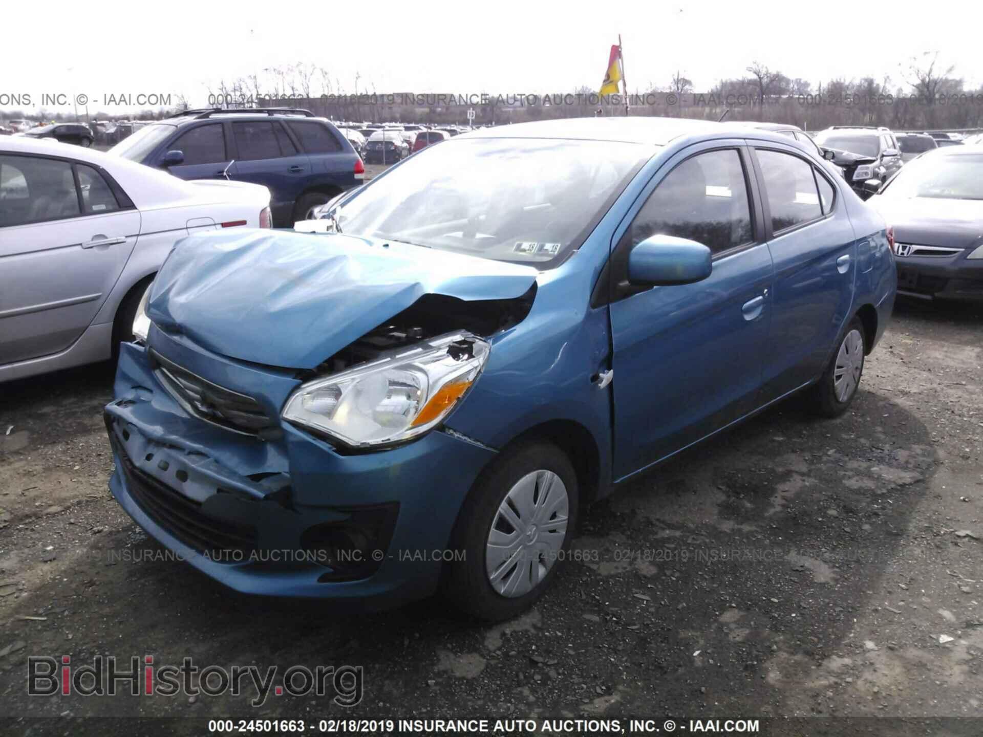 2017 MITSUBISHI MIRAGE - VIN: ML32F3FJ5HHF11182 - Фото 2