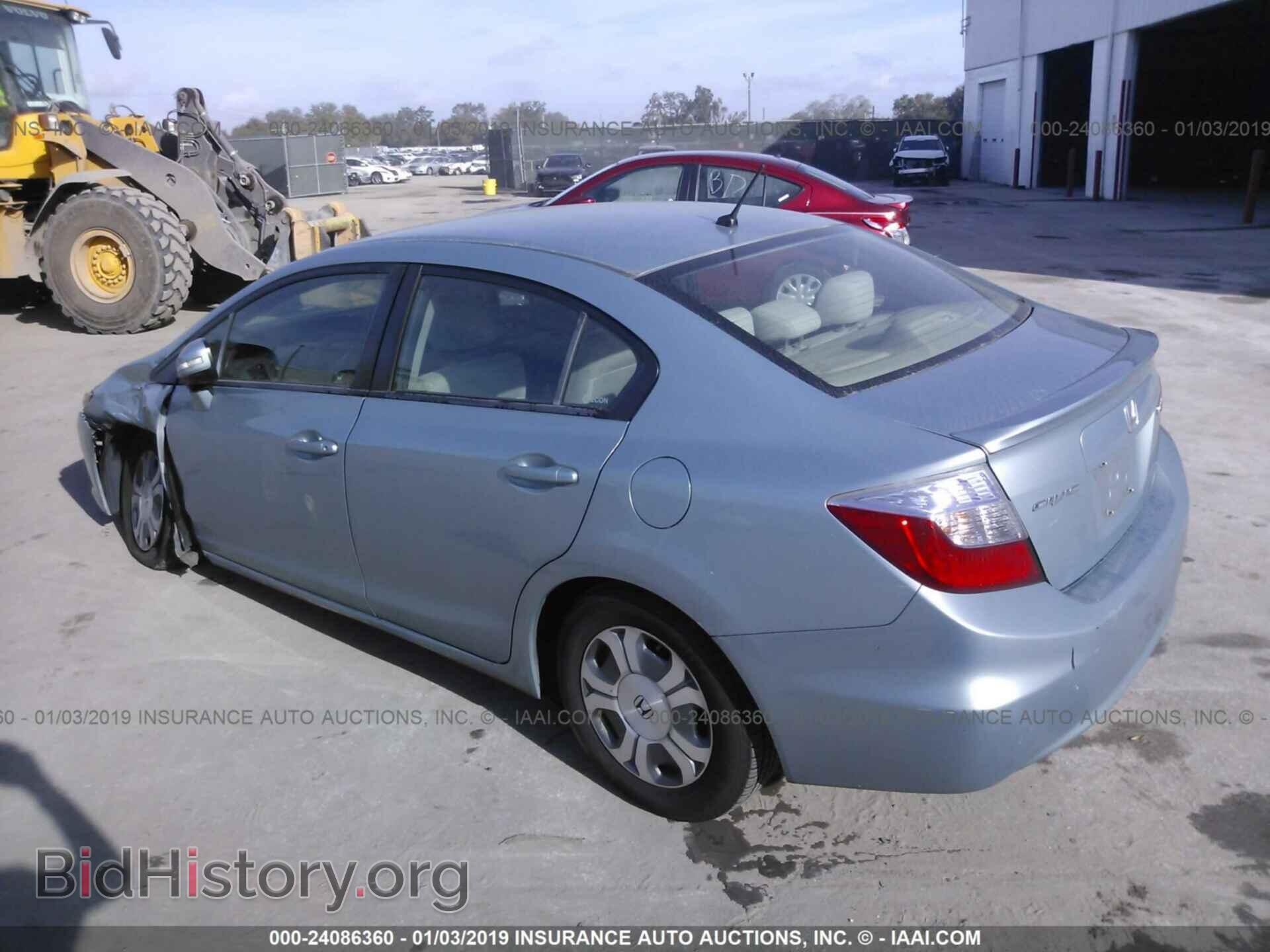 2012 HONDA CIVIC - VIN: JHMFB4F25CS004959 - Photo 3