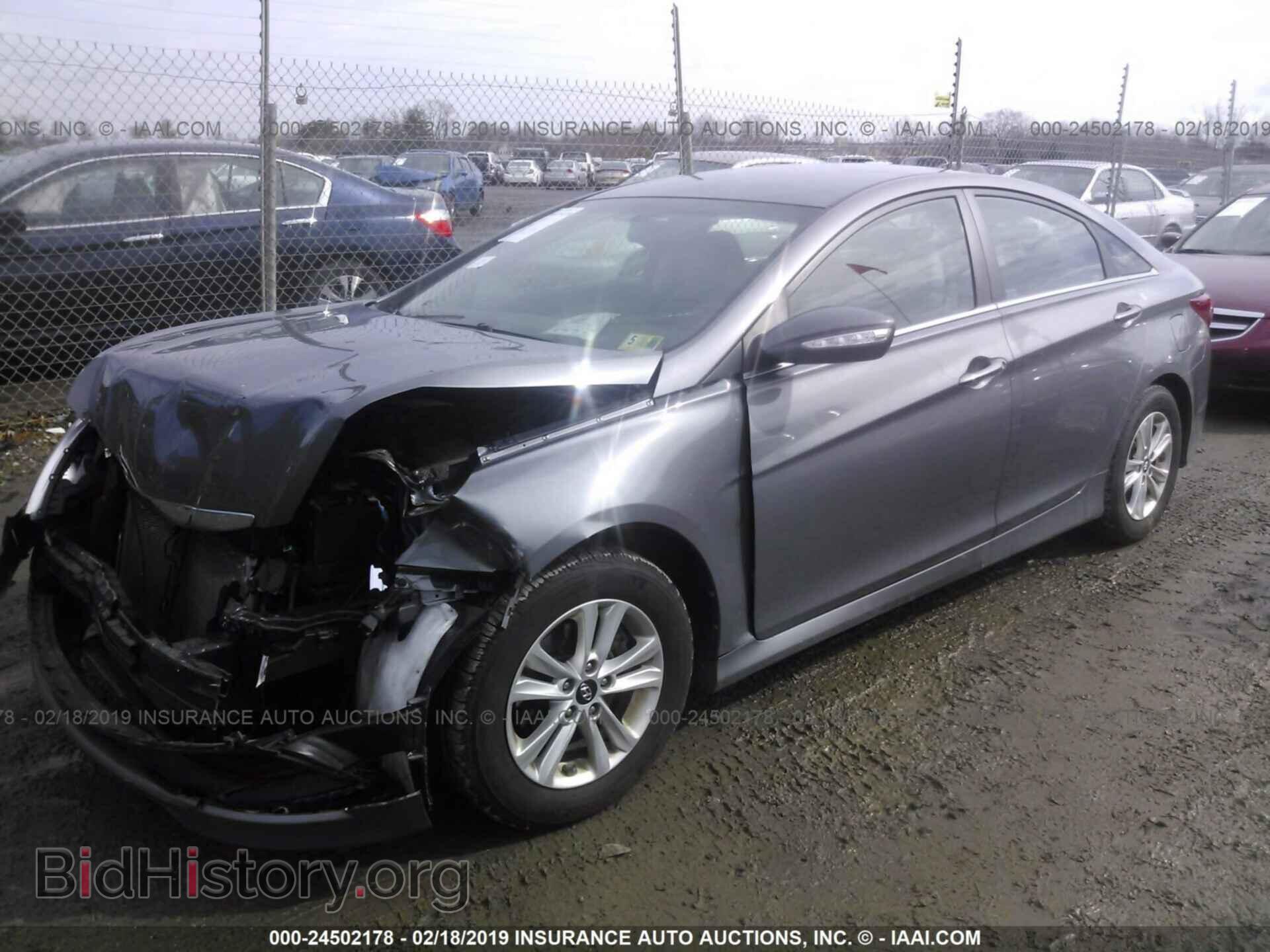 2014 HYUNDAI SONATA - VIN: 5NPEB4AC1EH862704 - Фото 2