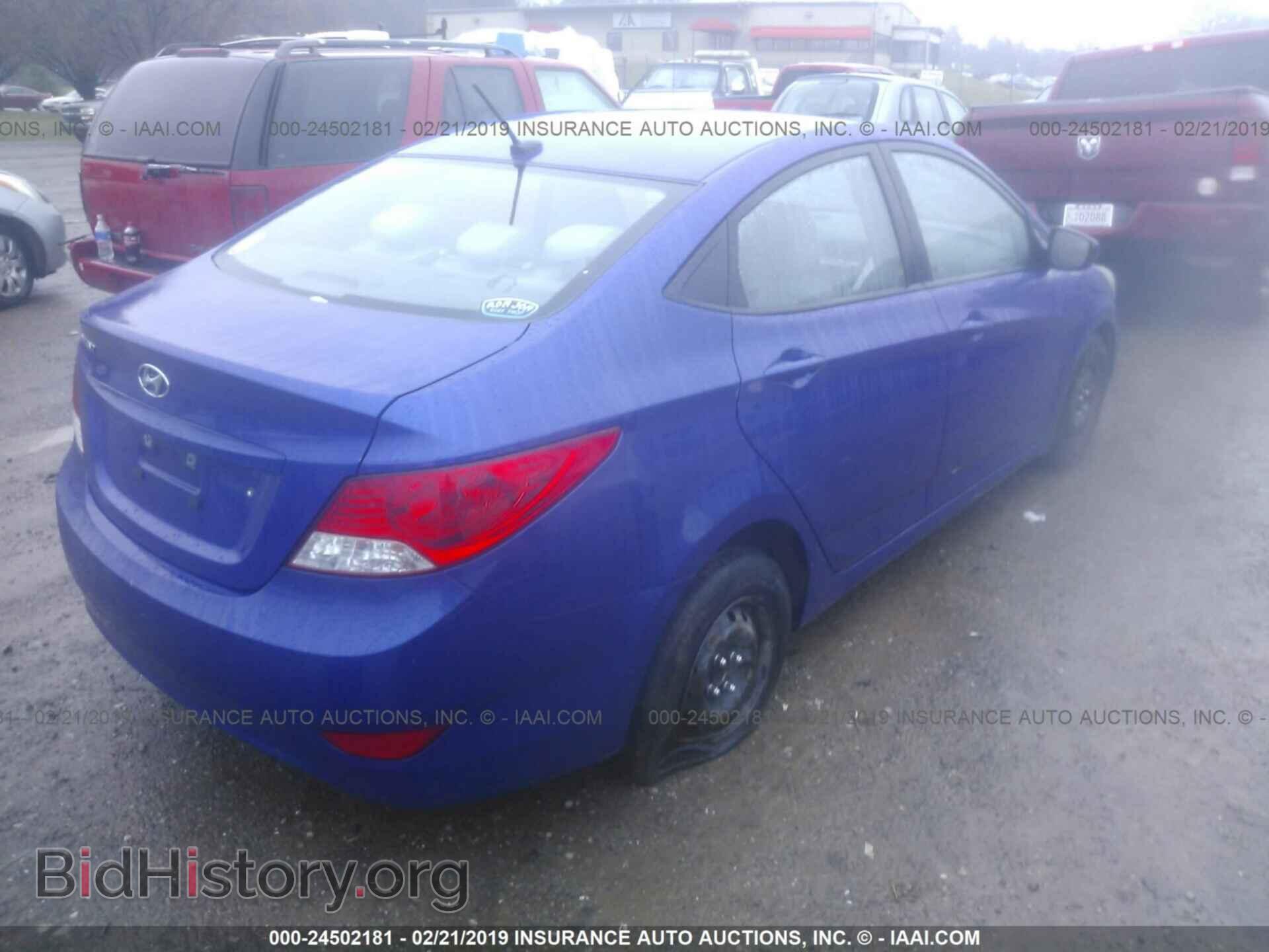 2014 HYUNDAI ACCENT - VIN: KMHCT4AE4EU604362 - Фото 4