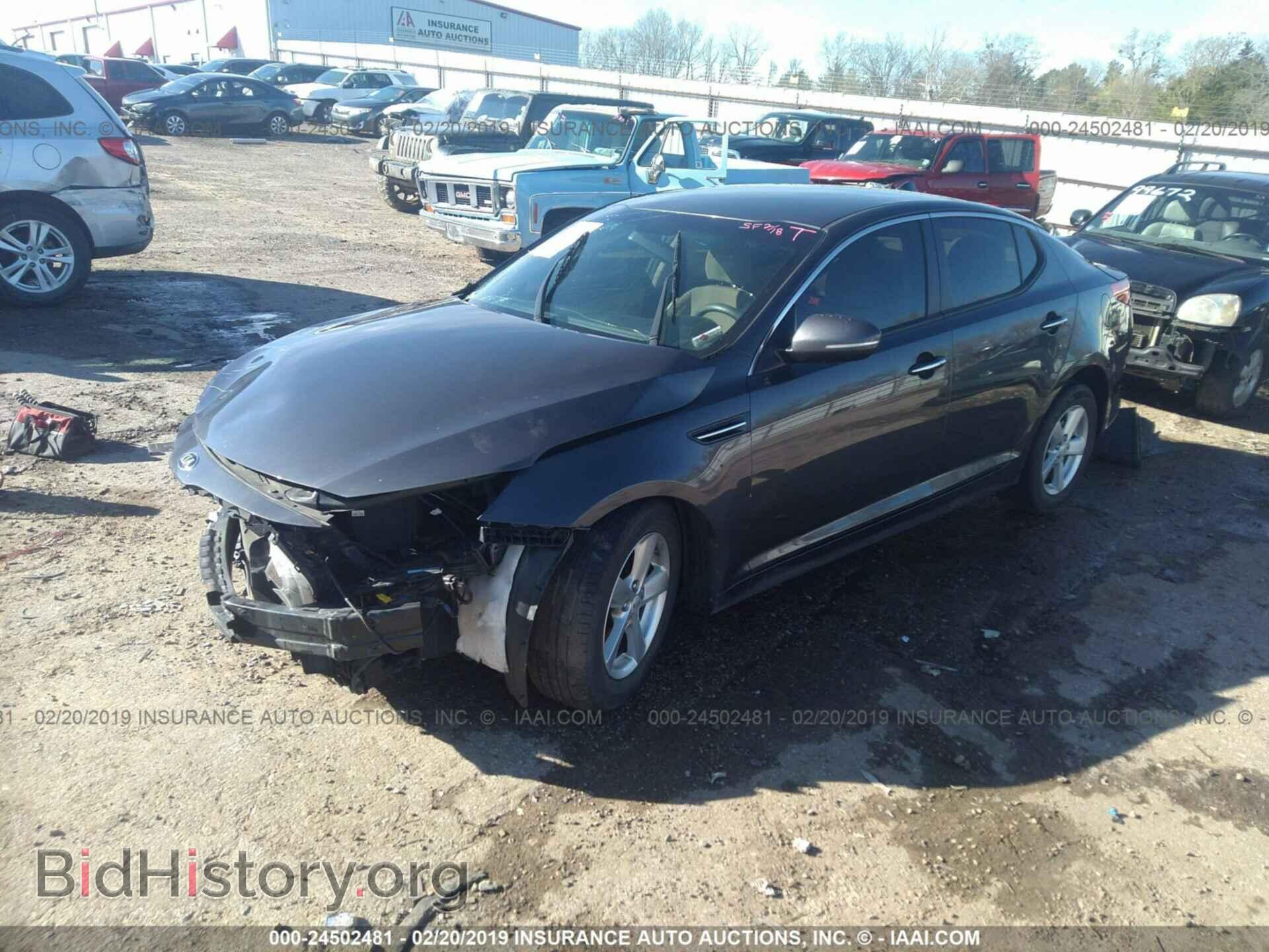 2015 KIA OPTIMA - VIN: KNAGM4A77F5630323 - Photo 2