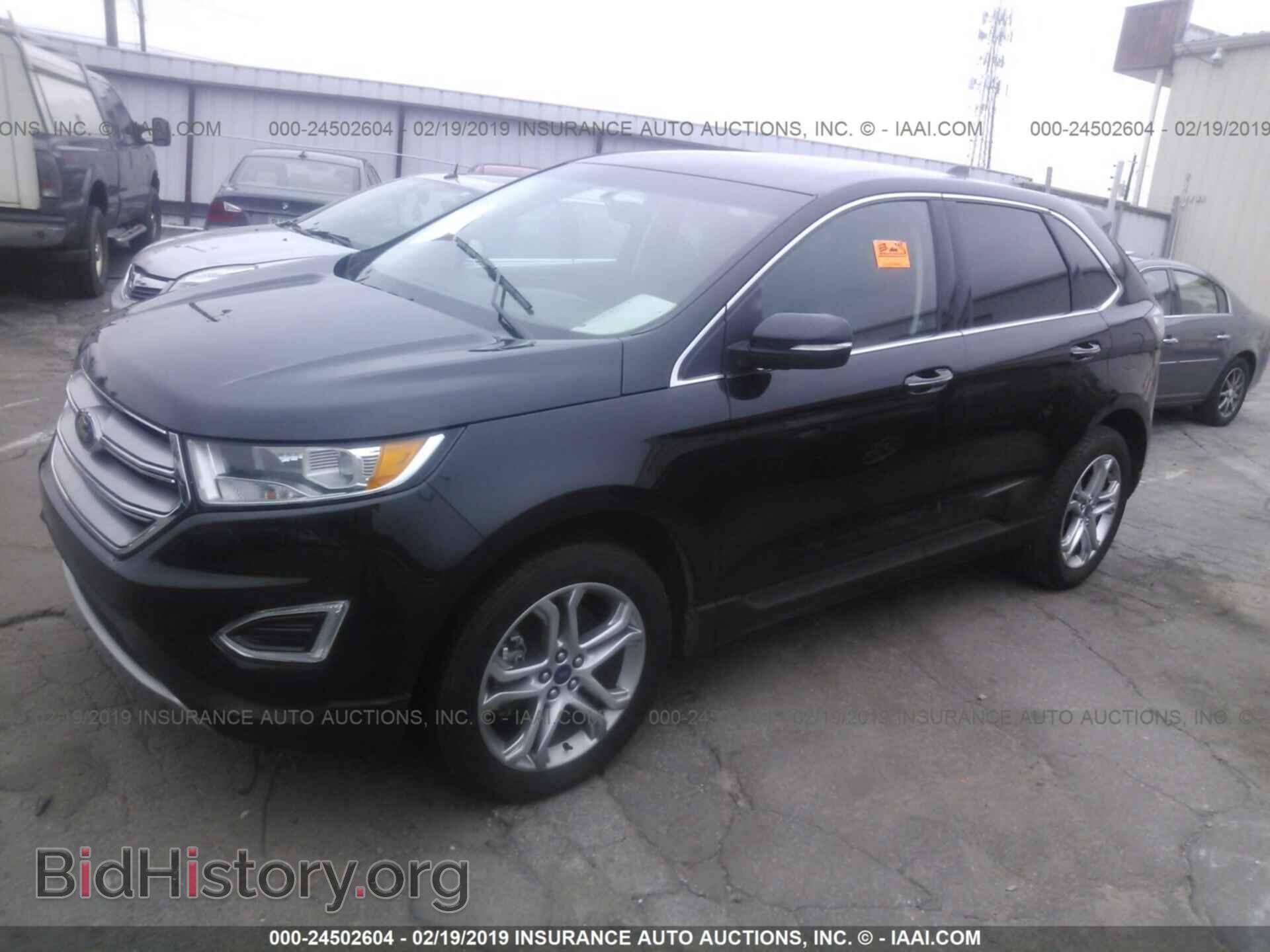 2015 FORD EDGE - VIN: 2FMTK4K9XFBB48329 - Фото 2