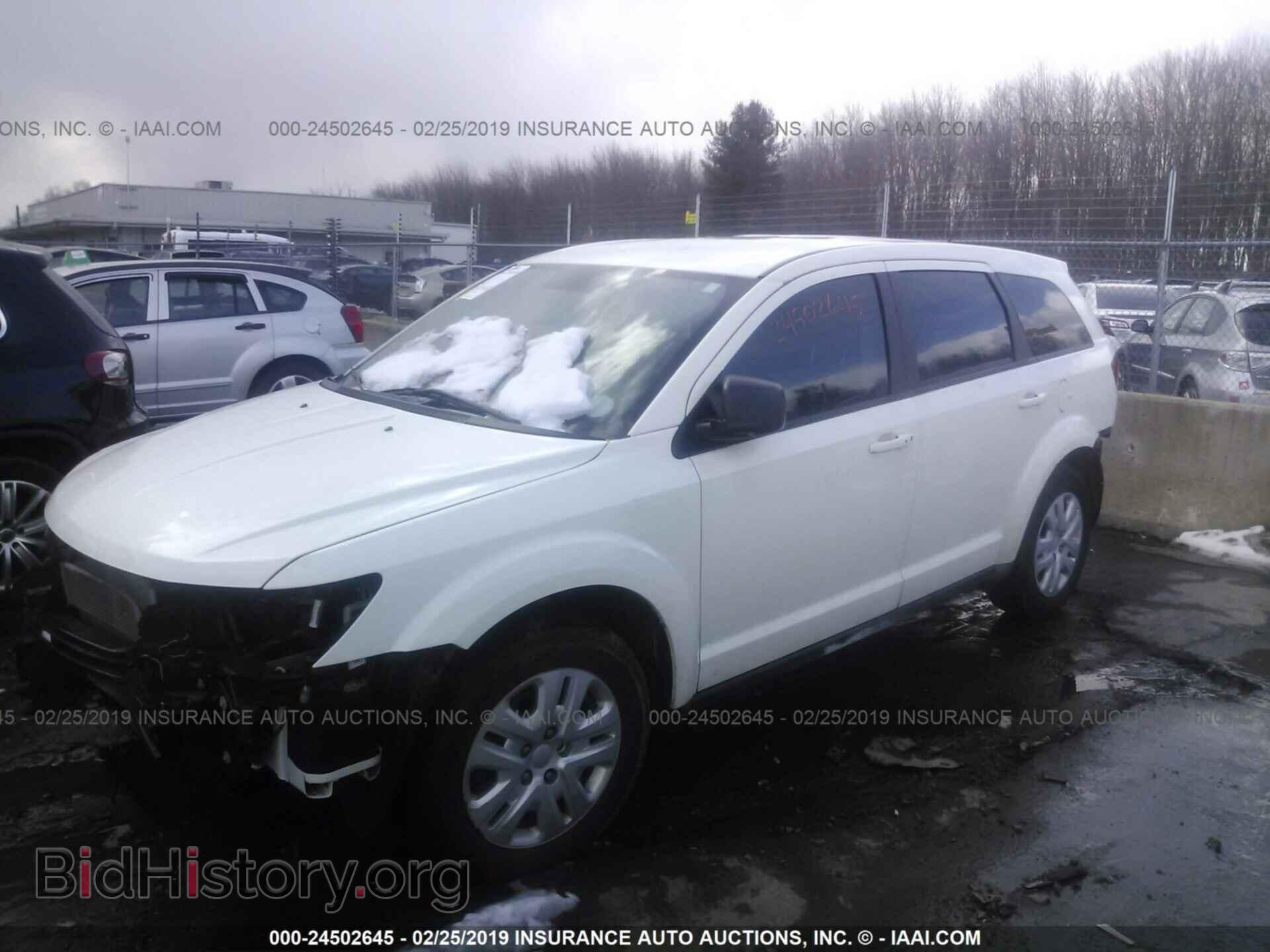 2014 DODGE JOURNEY - VIN: 3C4PDCAB4ET276762 - Фото 2