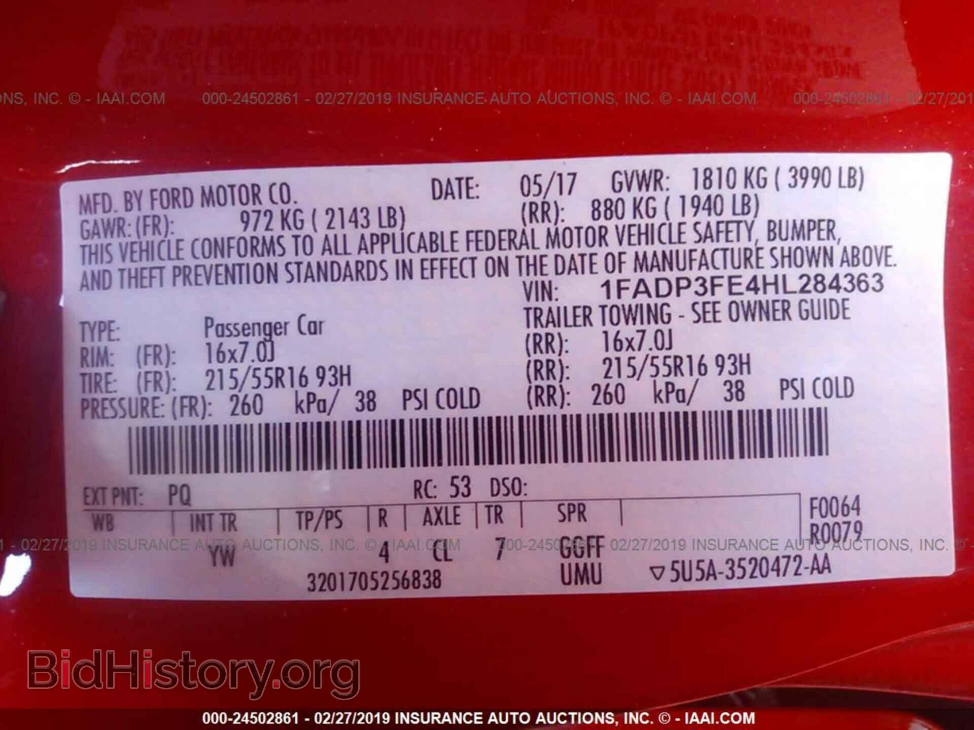 2017 FORD FOCUS - VIN: 1FADP3FE4HL284363 - Photo 9