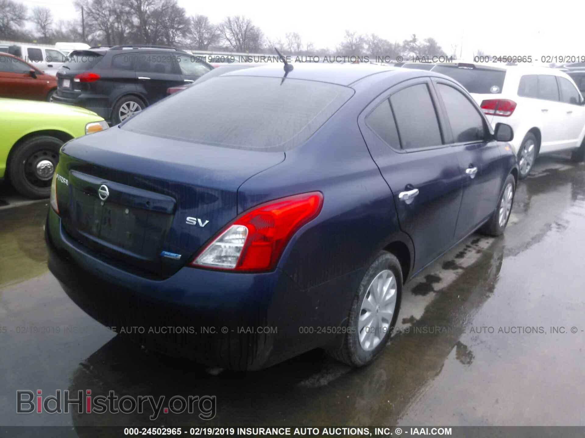 2012 NISSAN VERSA - VIN: 3N1CN7AP6CL875029 - Фото 4