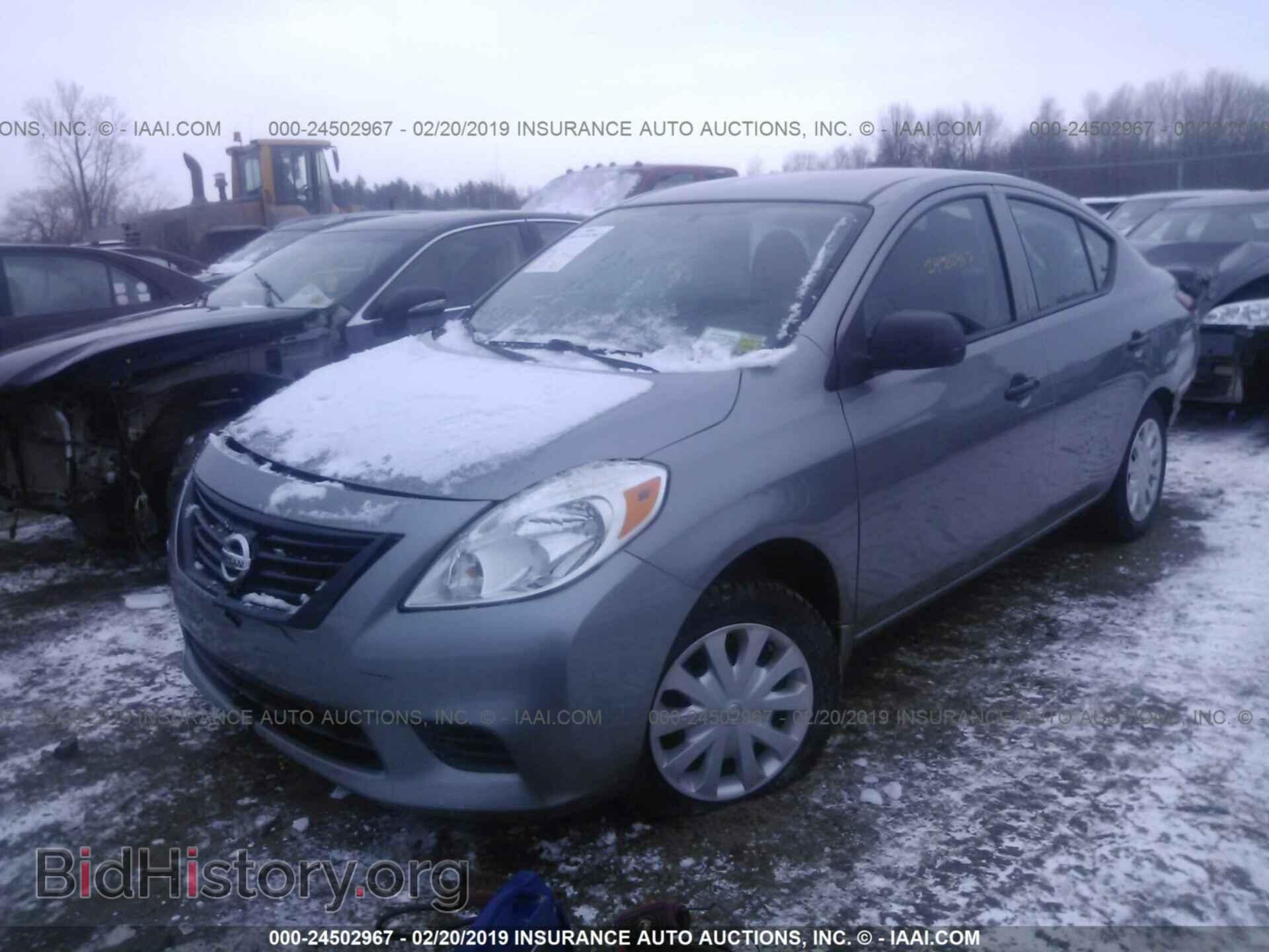 2014 NISSAN VERSA - VIN: 3N1CN7AP8EL837031 - Фото 2