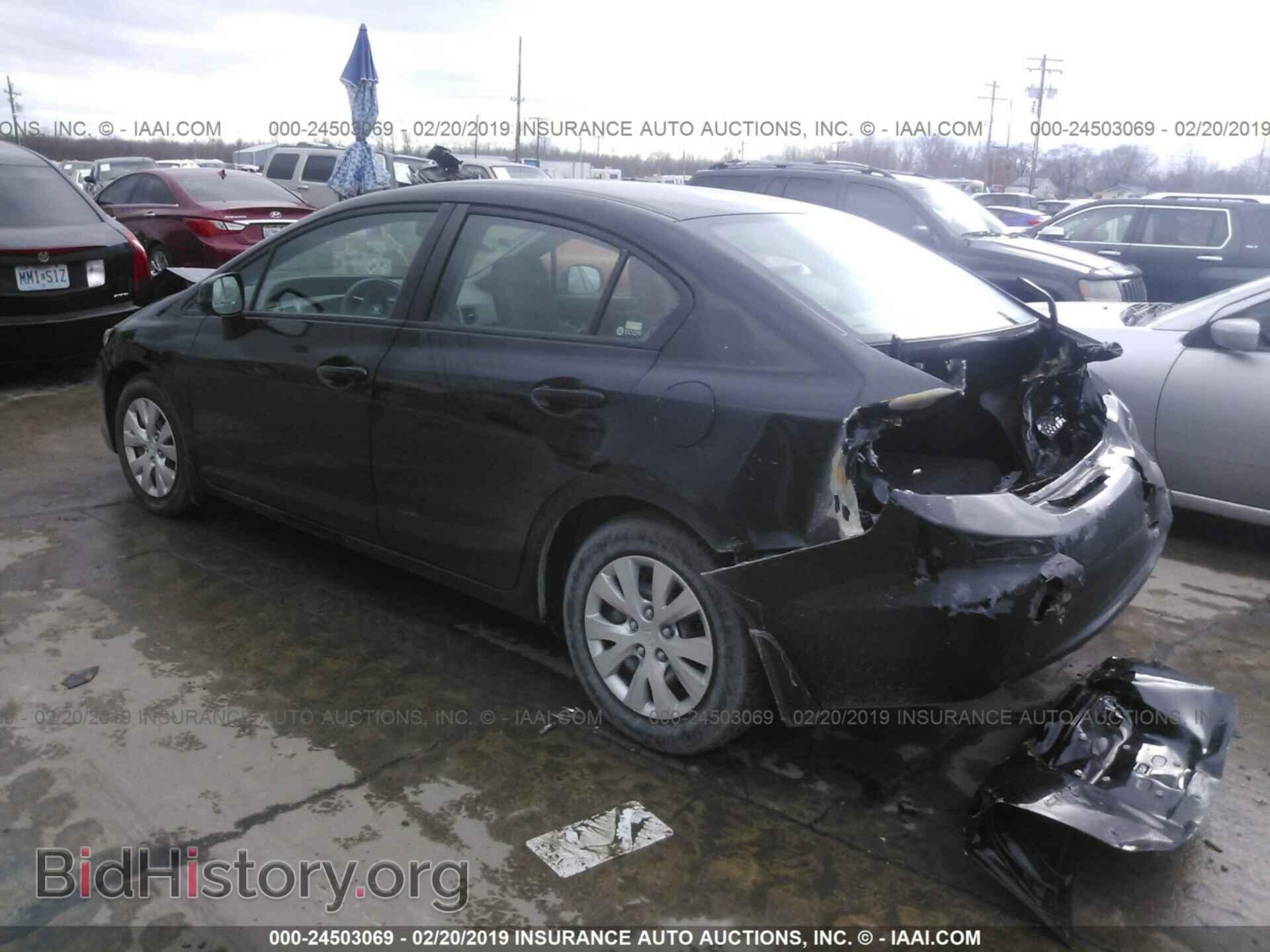 2012 HONDA CIVIC - VIN: 2HGFB2F54CH581913 - Photo 3