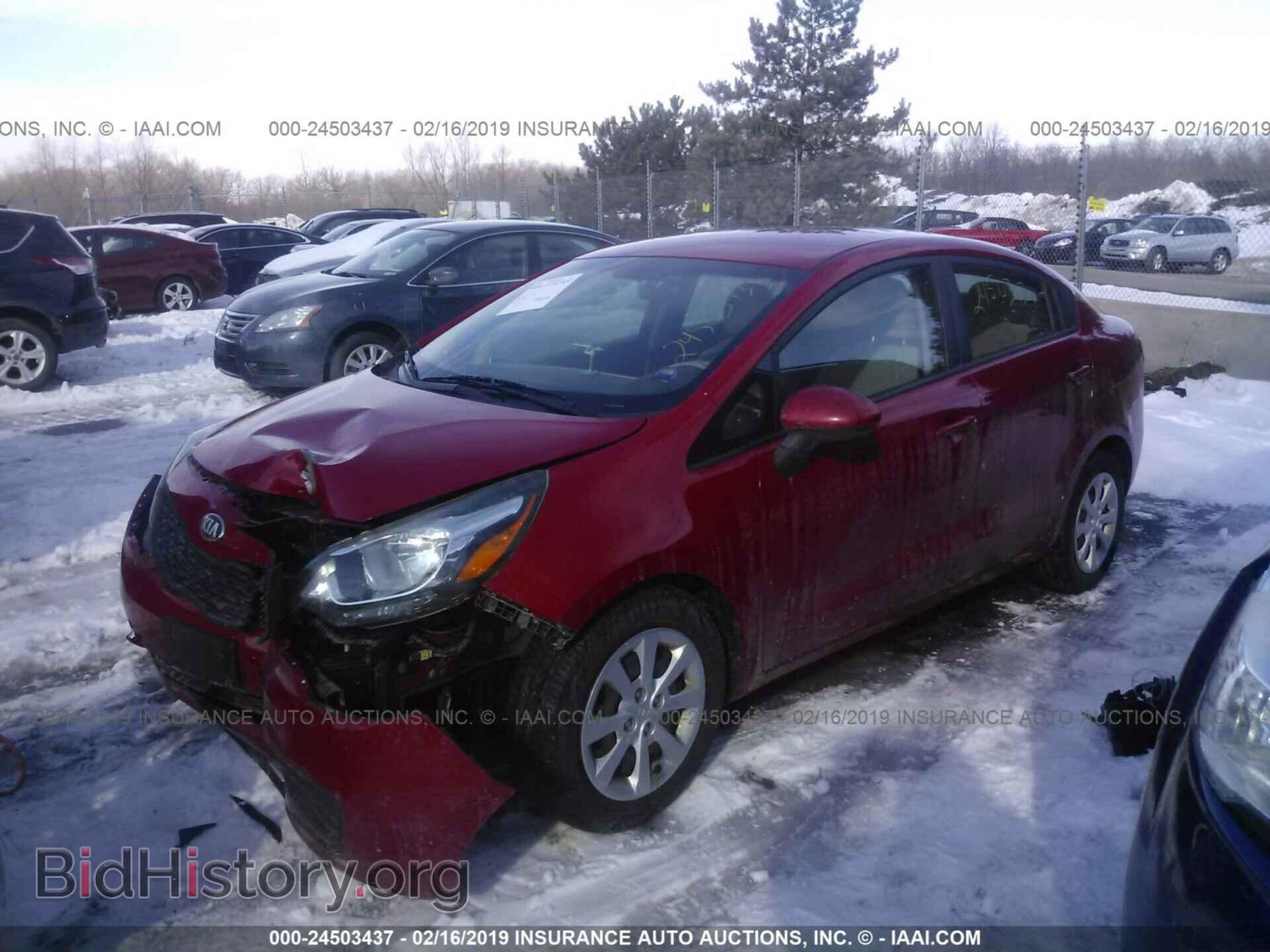 2013 KIA RIO - VIN: KNADM4A32D6204210 - Фото 2