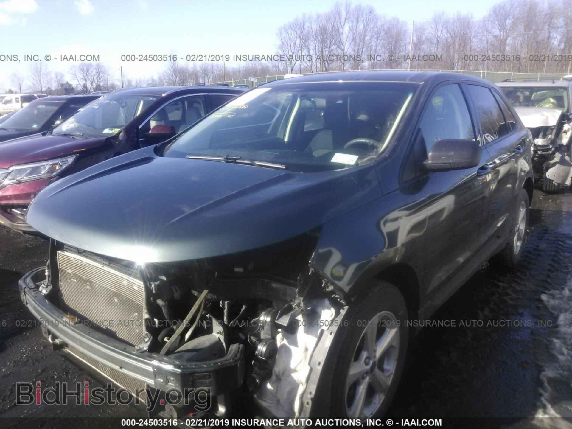 2015 FORD EDGE - VIN: 2FMTK3G89FBB43343 - Фото 2