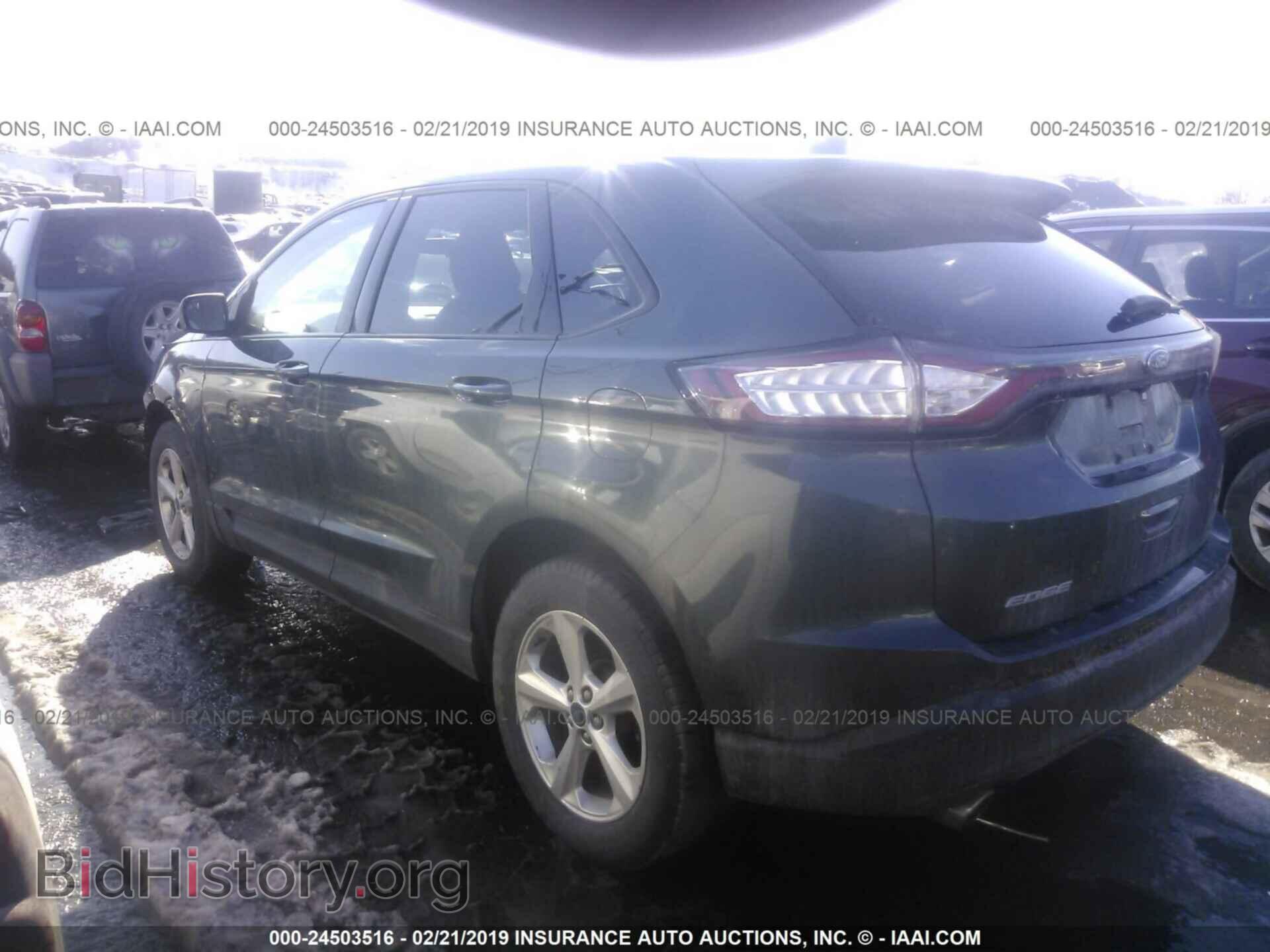 2015 FORD EDGE - VIN: 2FMTK3G89FBB43343 - Фото 3