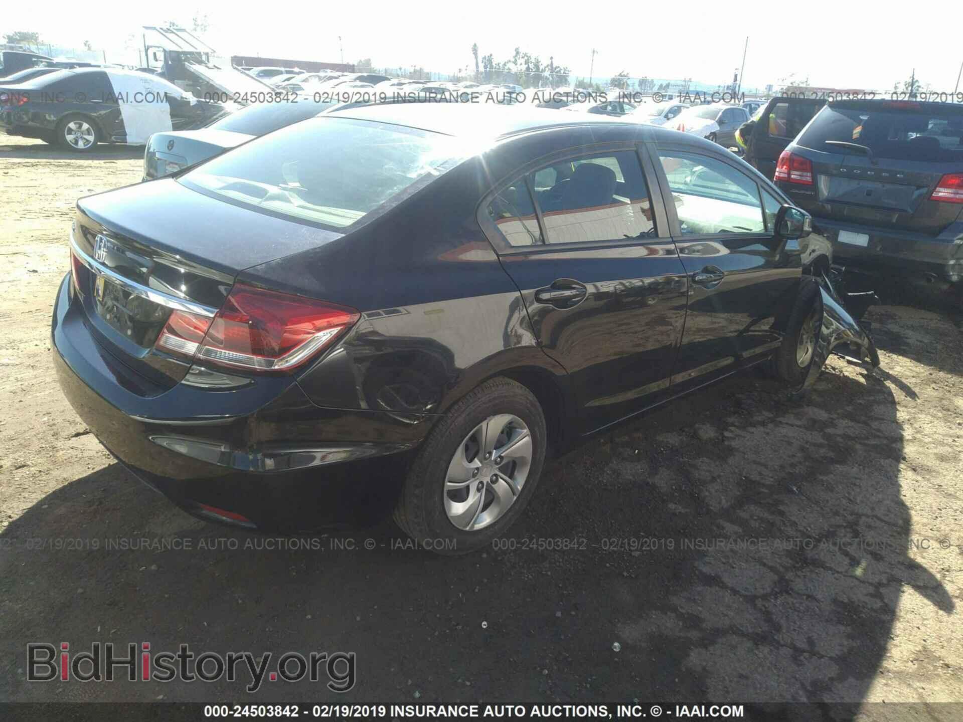 2013 HONDA CIVIC - VIN: 19XFB2F54DE247828 - Фото 4