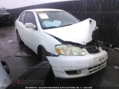 2003 Toyota COROLLA, белый — VIN JTDBR32E032000257, IAAI