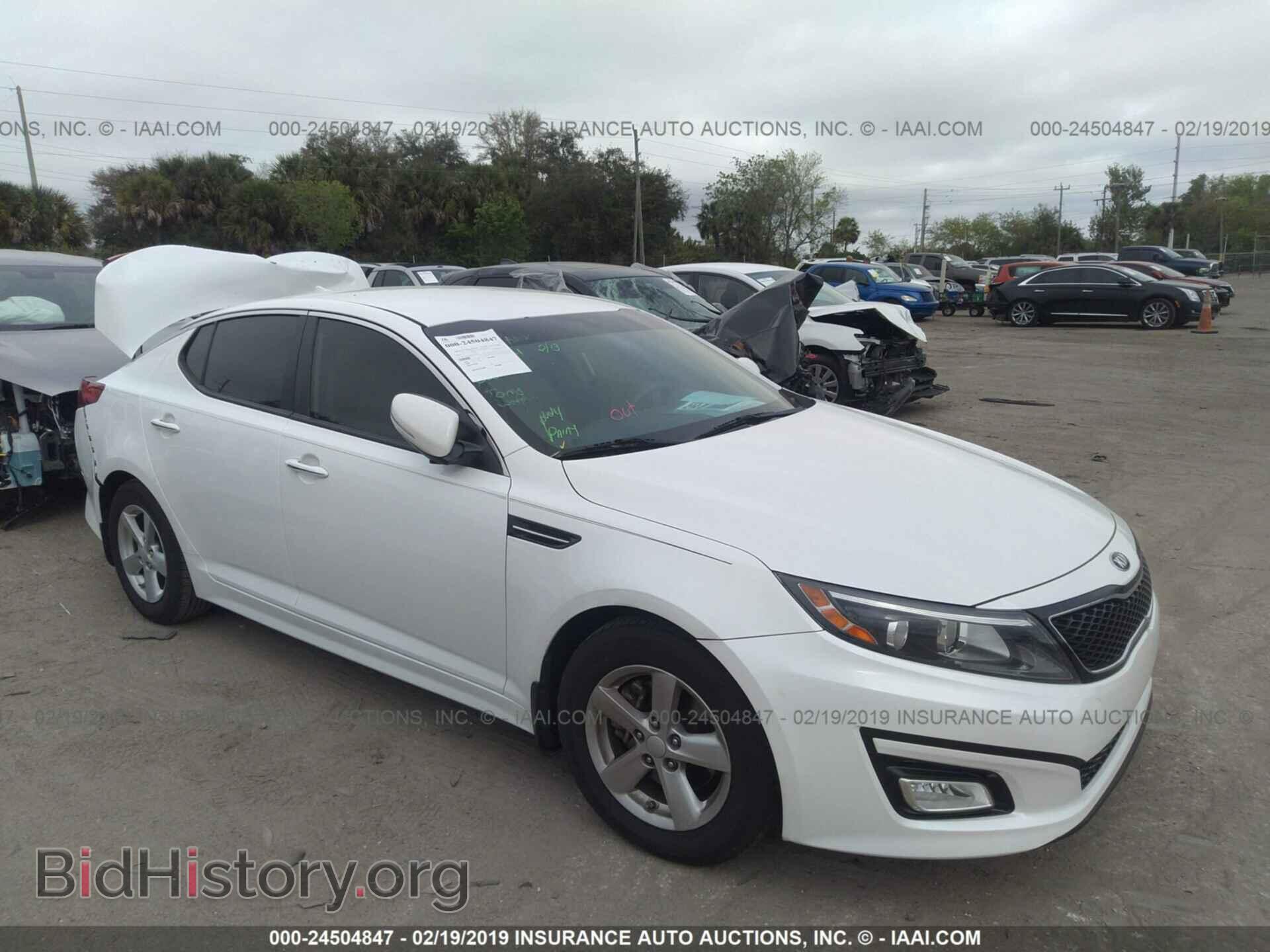 Фотография KNAGM4A79F5564860 - KIA OPTIMA 2015
