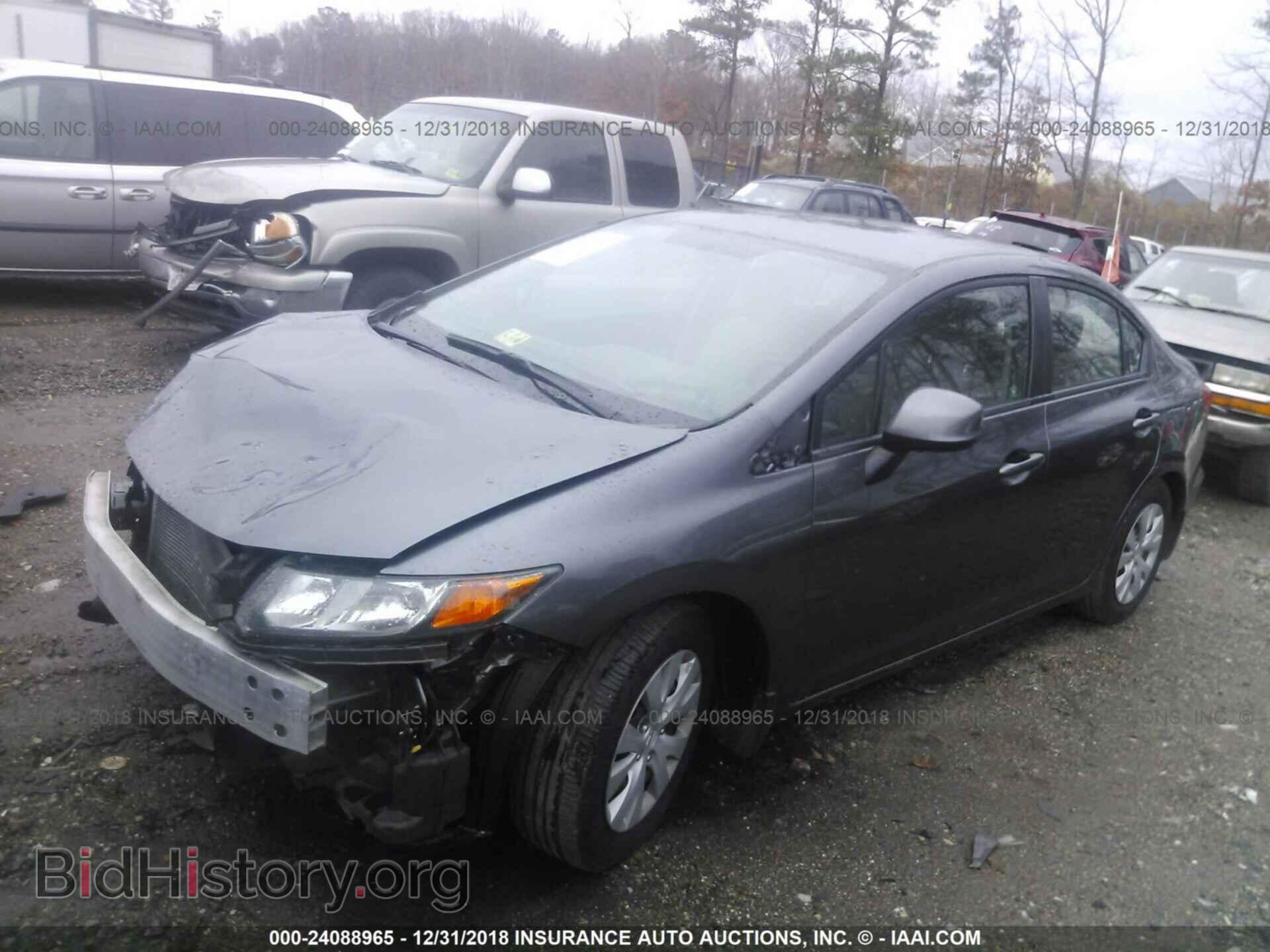 2012 HONDA CIVIC - VIN: 19XFB2E59CE020229 - Фото 2