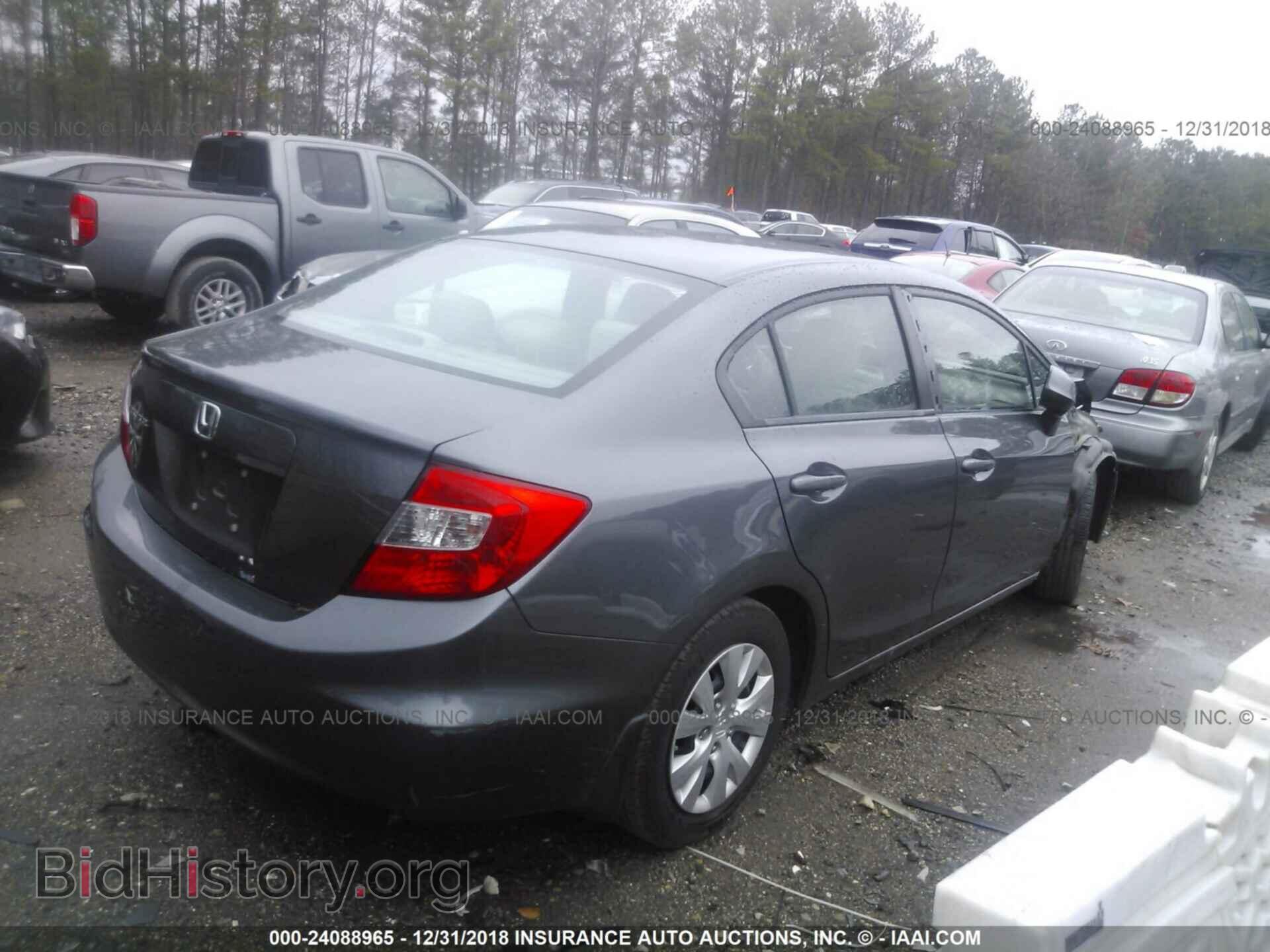 2012 HONDA CIVIC - VIN: 19XFB2E59CE020229 - Фото 4