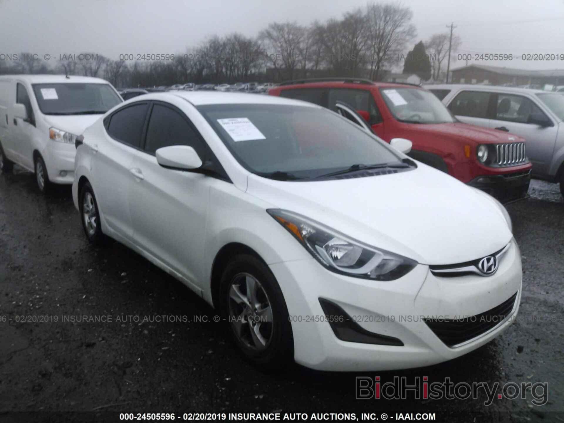 Photo 5NPDH4AE9EH470971 - HYUNDAI ELANTRA 2014