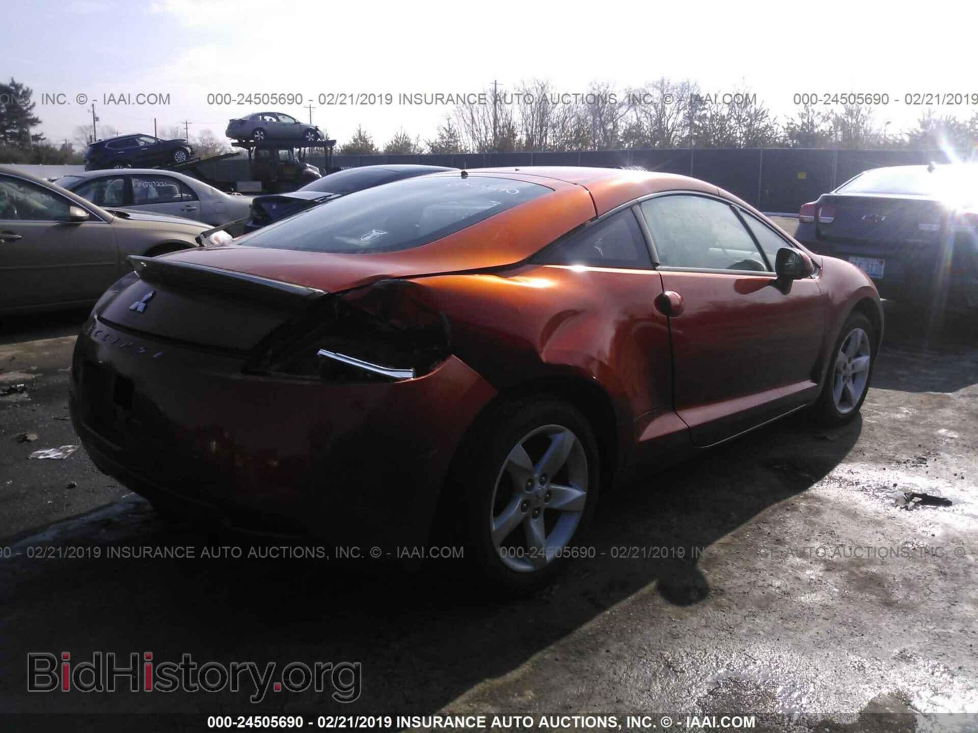 2007 MITSUBISHI ECLIPSE - VIN: 4A3AK24F77E003528 - Фото 4