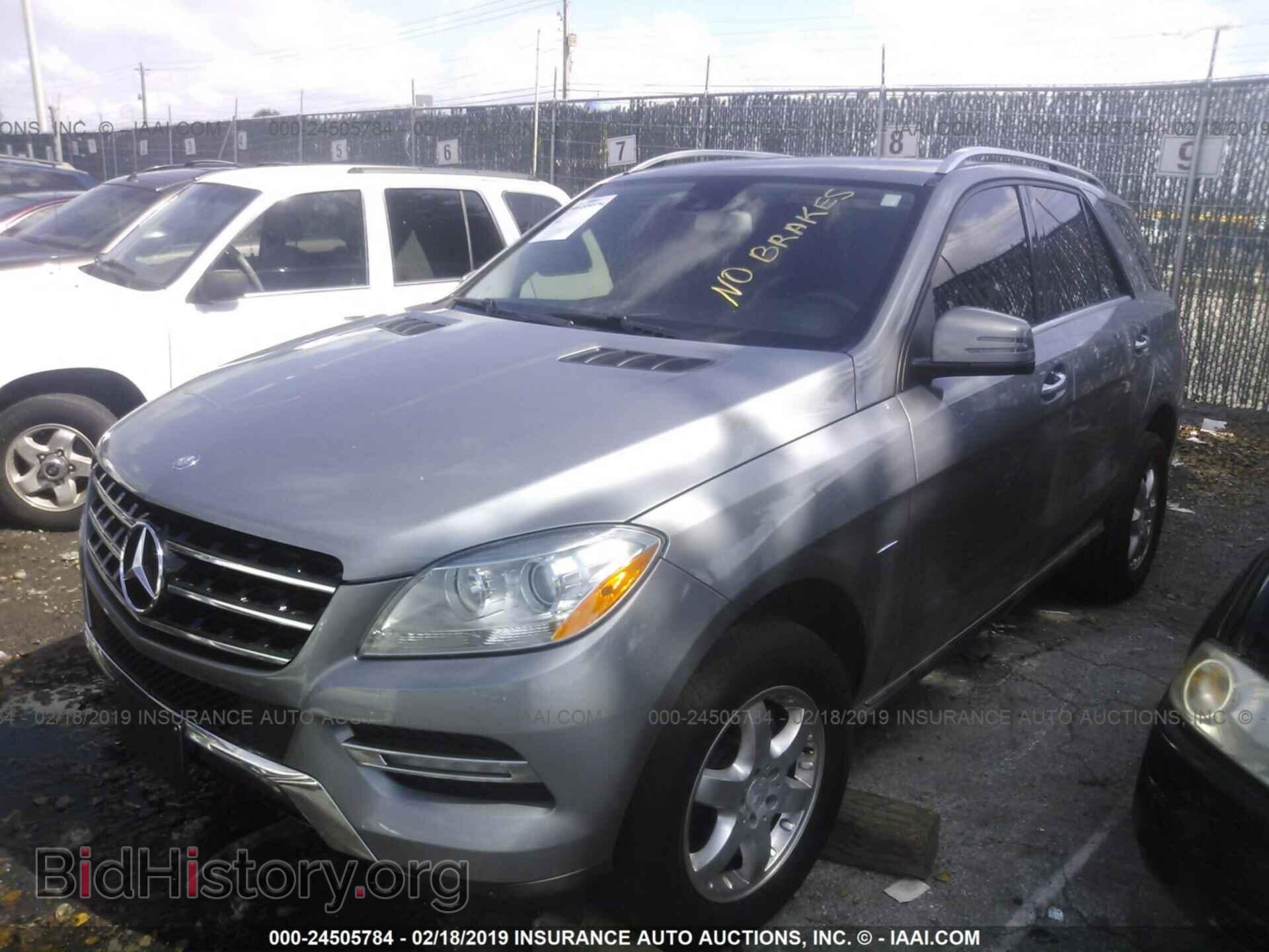 2012 MERCEDES-BENZ ML - VIN: 4JGDA2EB6CA013124 - Фото 2