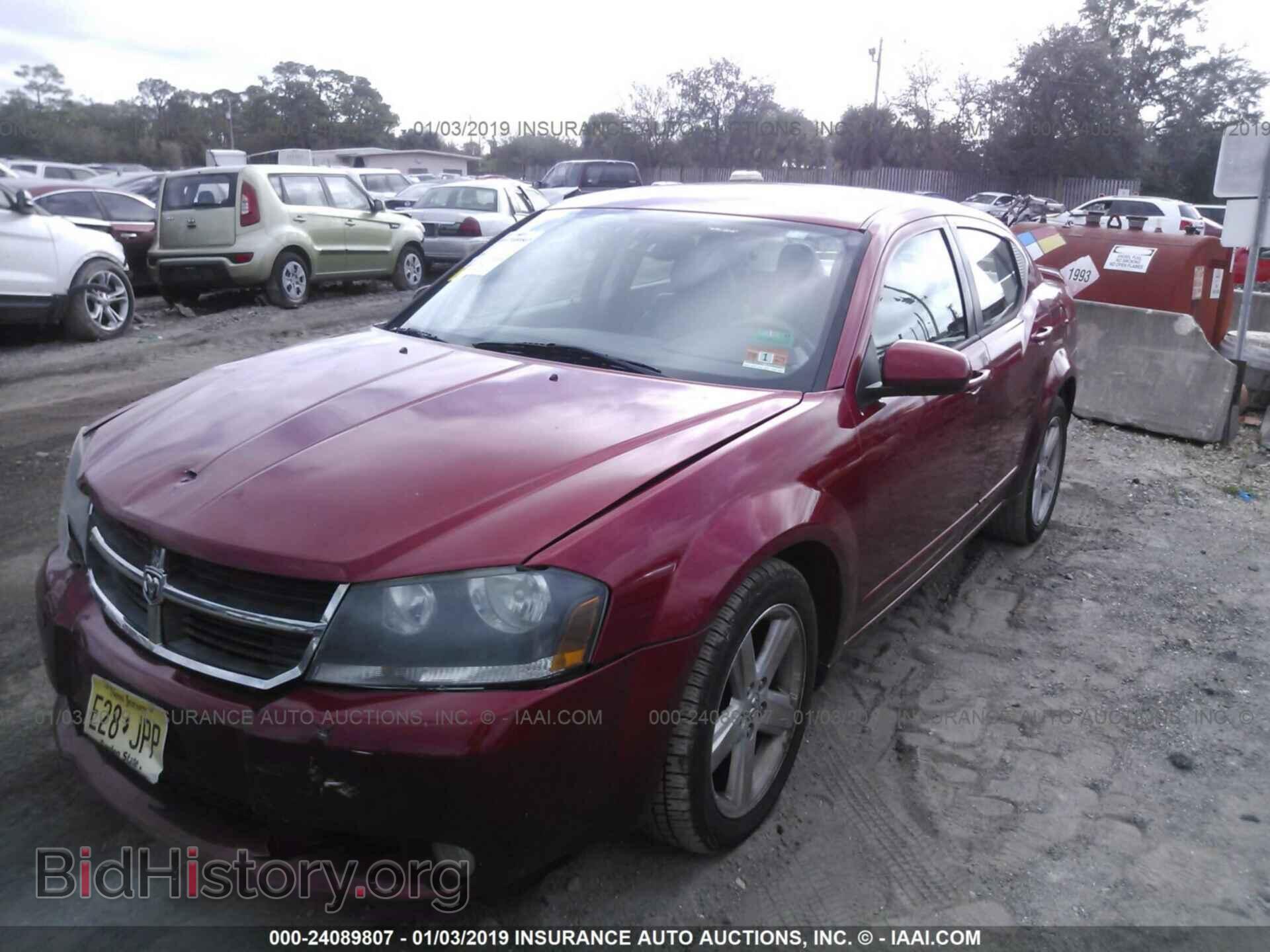 2008 DODGE AVENGER - VIN: 1B3LD76M48N627157 - Фото 2