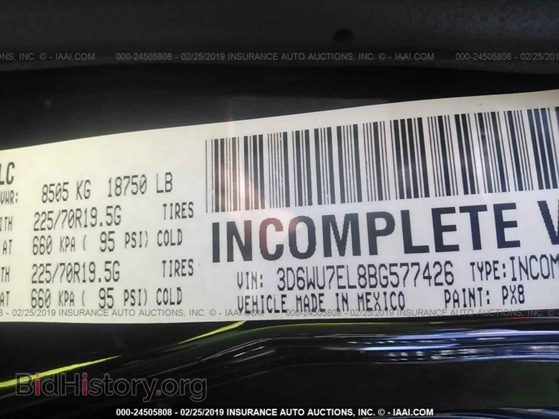 2011 DODGE RAM 5500 - VIN: 3D6WU7EL8BG577426 - Фото 9