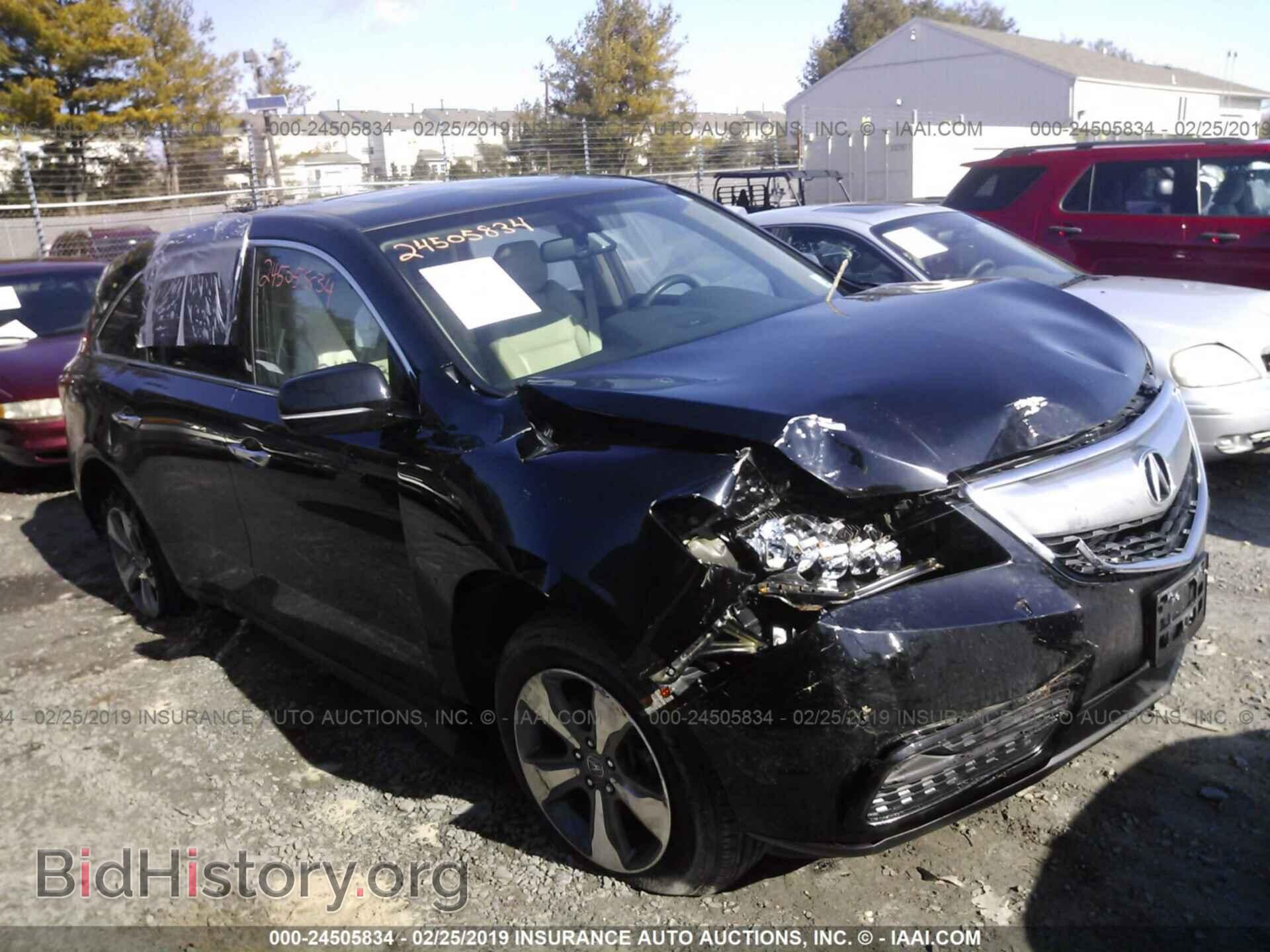 Фотография 5FRYD4H20EB007574 - ACURA MDX 2014