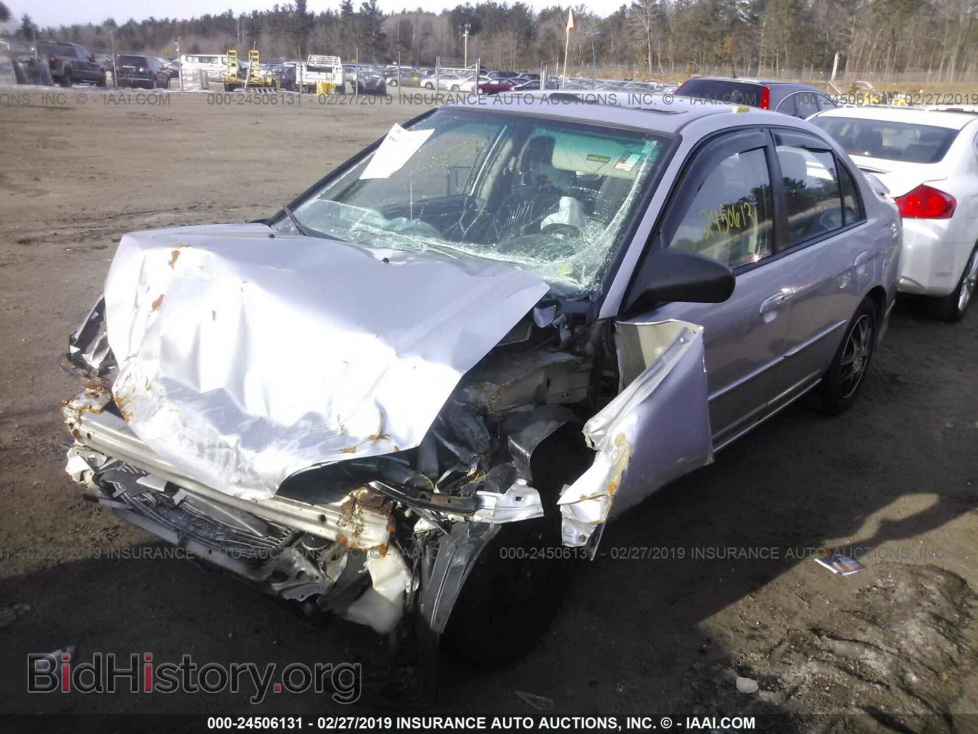 2005 HONDA CIVIC - VIN: 2HGES16505H607805 - Фото 2